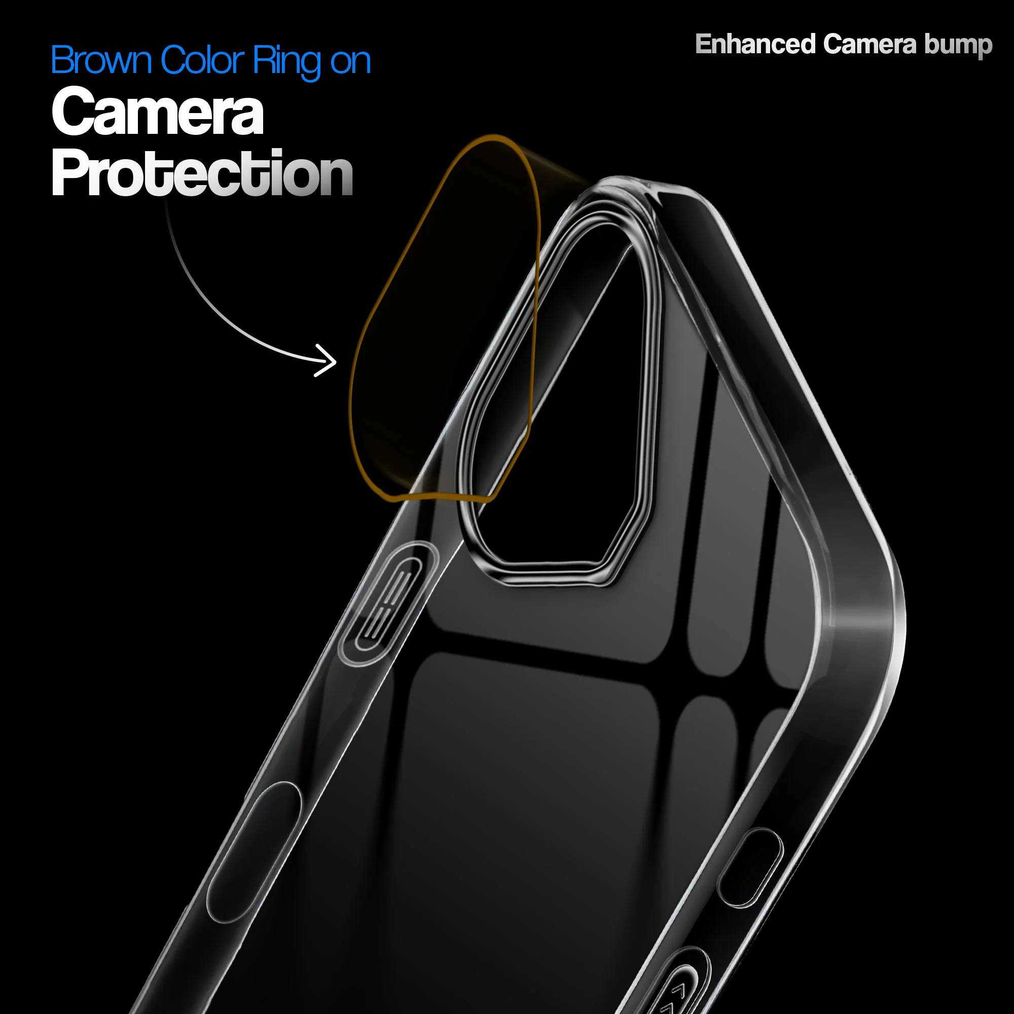Crystal Clear Anti-Yellow Transparent Back Cover Case With Camera Ring Protection for Apple iPhone 16 - Image 21