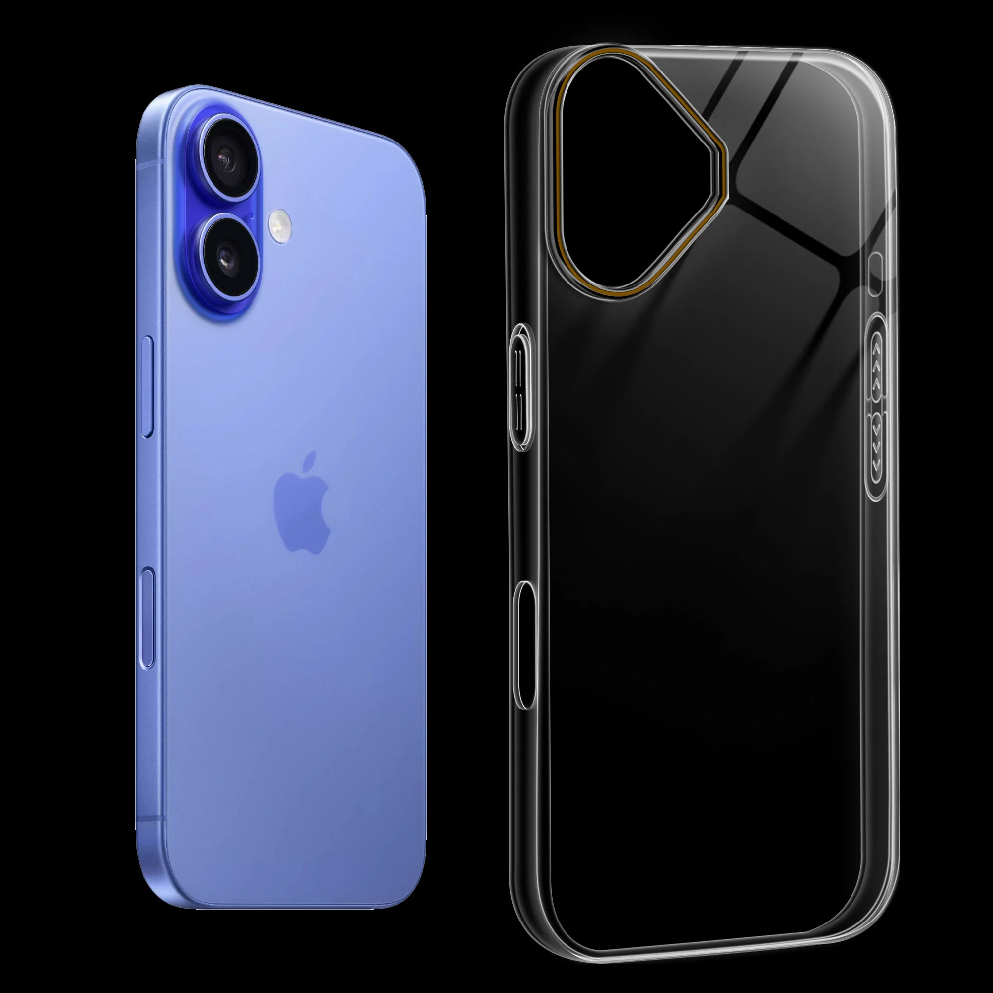 Crystal Clear Anti-Yellow Transparent Back Cover Case With Camera Ring Protection for Apple iPhone 16 Plus - Image 18