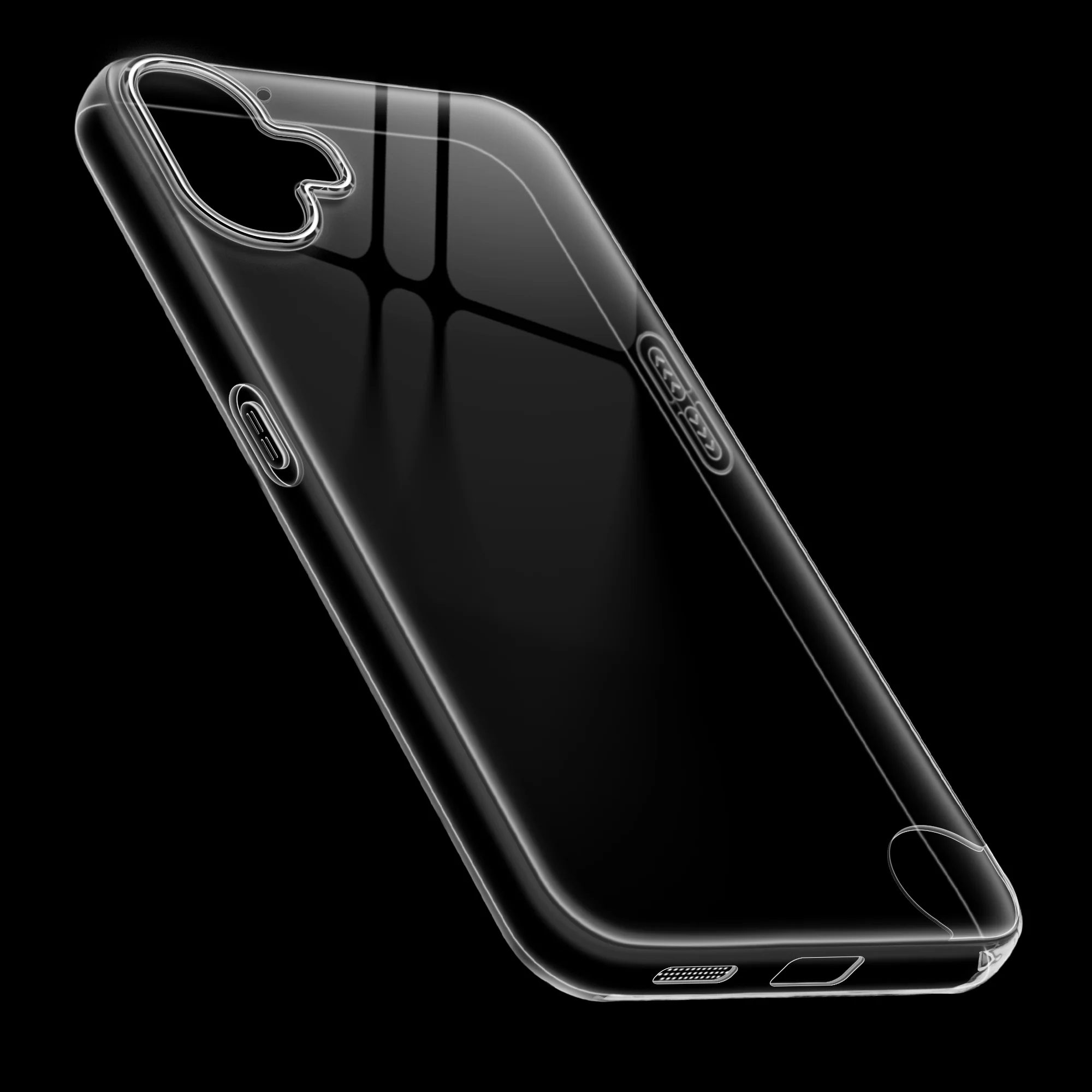 Crystal Clear Anti-Yellow Transparent Back Cover Case With Camera Ring Protection for CMF Phone 1 - Image 11
