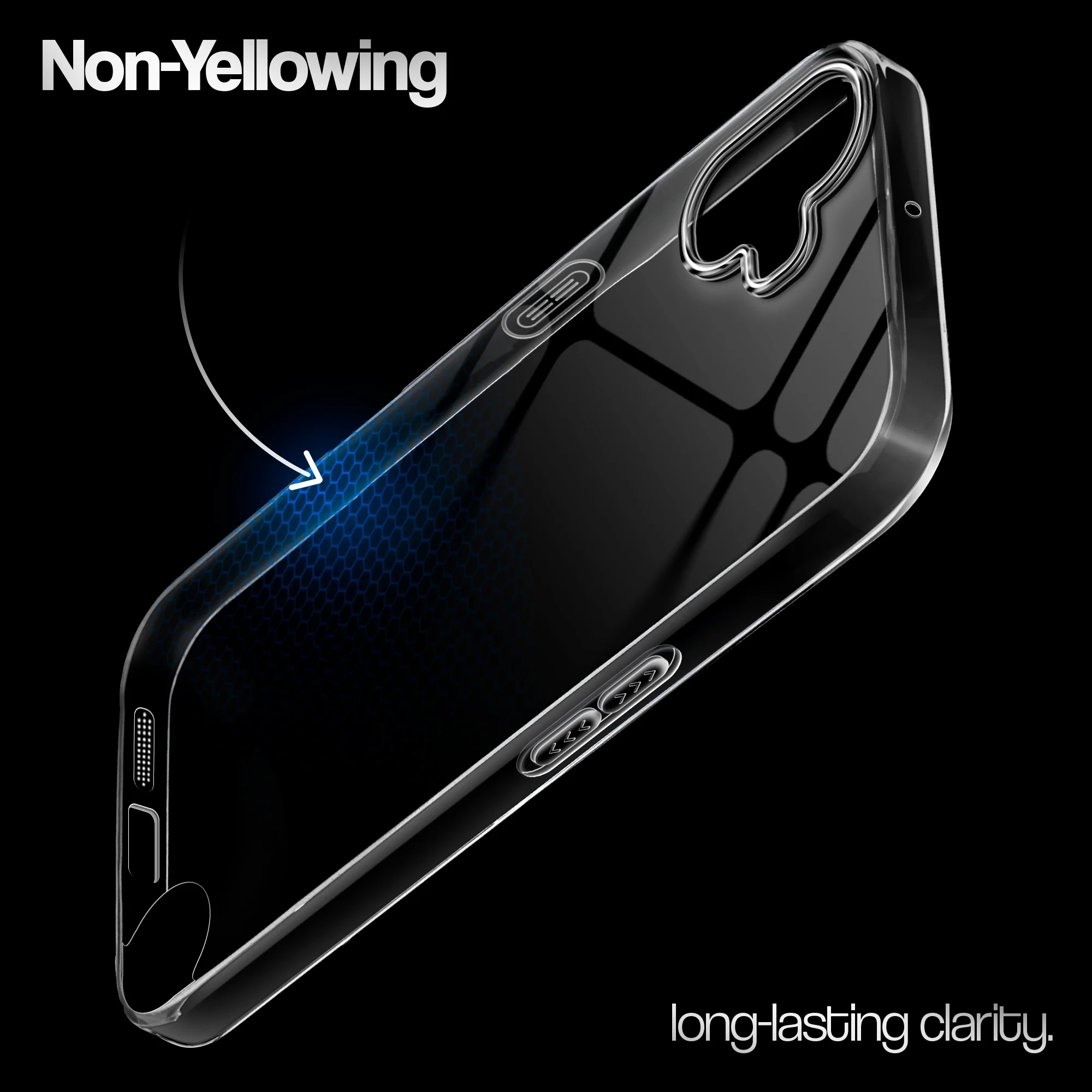 Crystal Clear Anti-Yellow Transparent Back Cover Case With Camera Ring Protection for CMF Phone 1 - Image 7