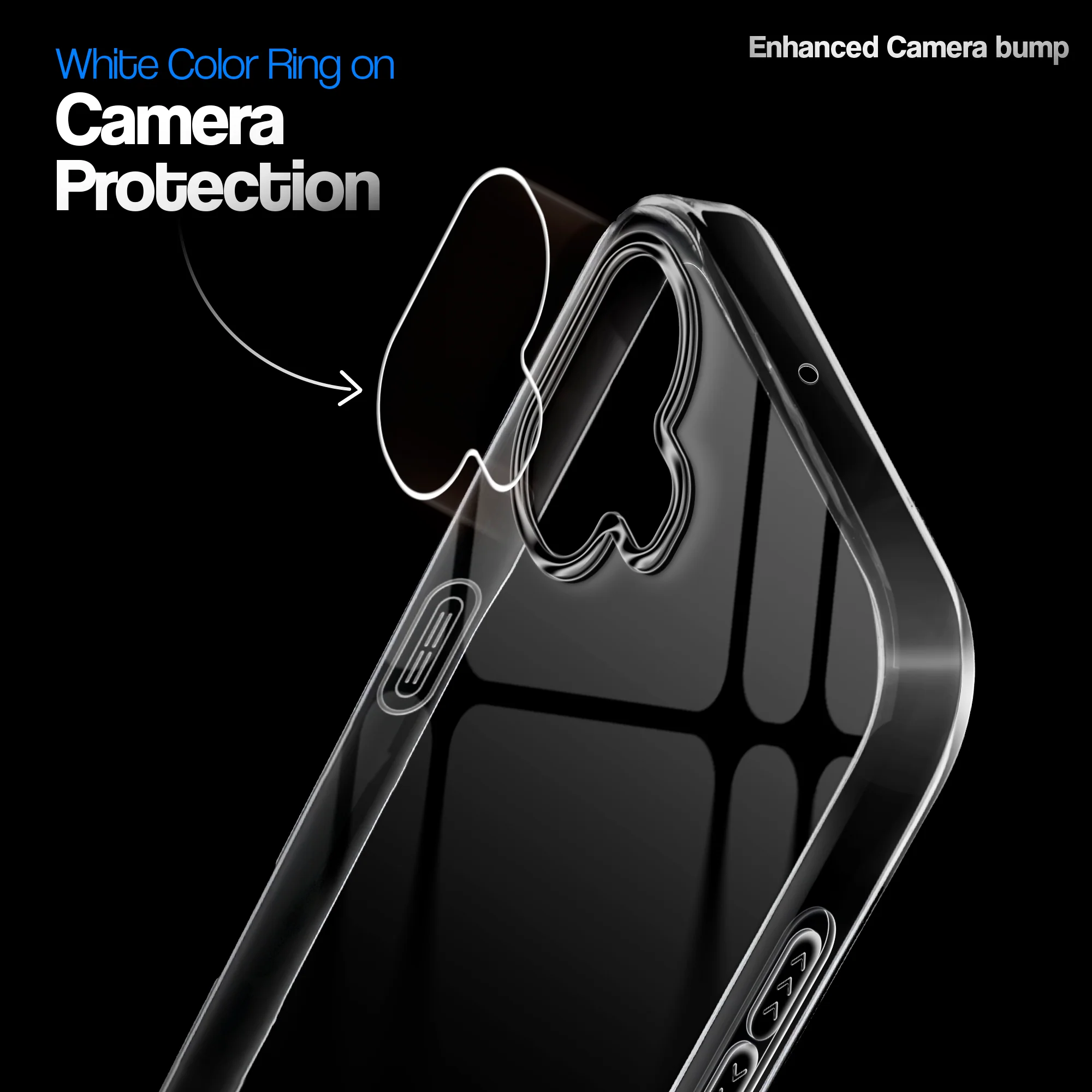 Crystal Clear Anti-Yellow Transparent Back Cover Case With Camera Ring Protection for CMF Phone 1 - Image 9