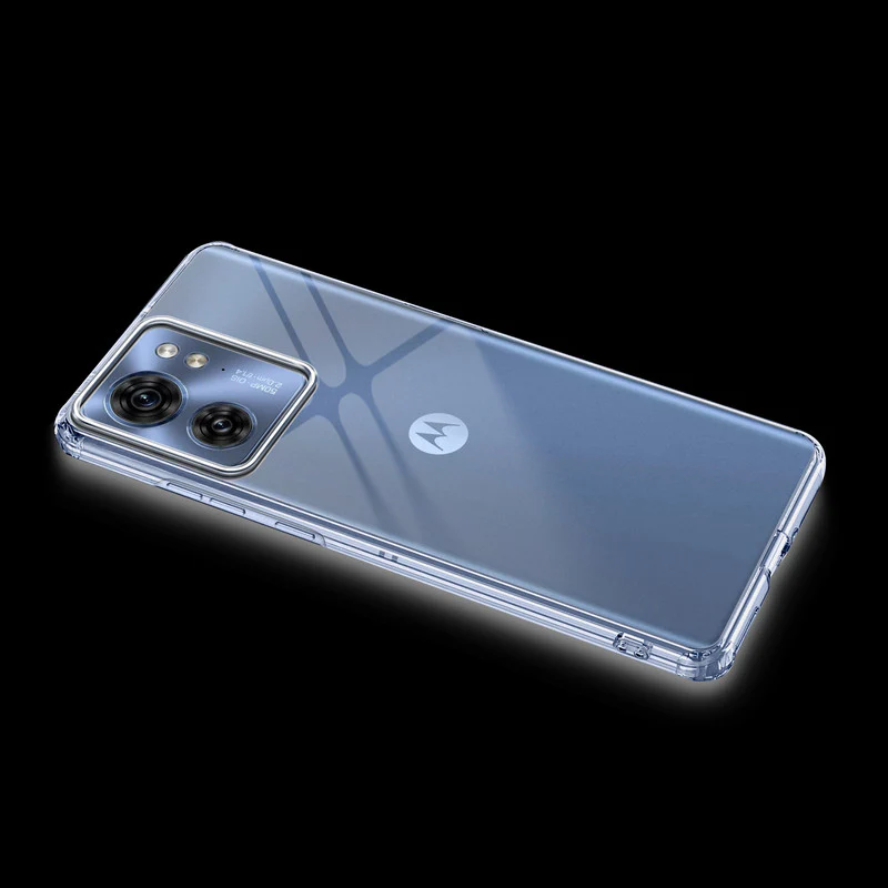 Crystal Clear Anti-Yellow Transparent Back Cover Case With Camera Ring Protection for Motorola Moto Edge 40 5G - Image 12
