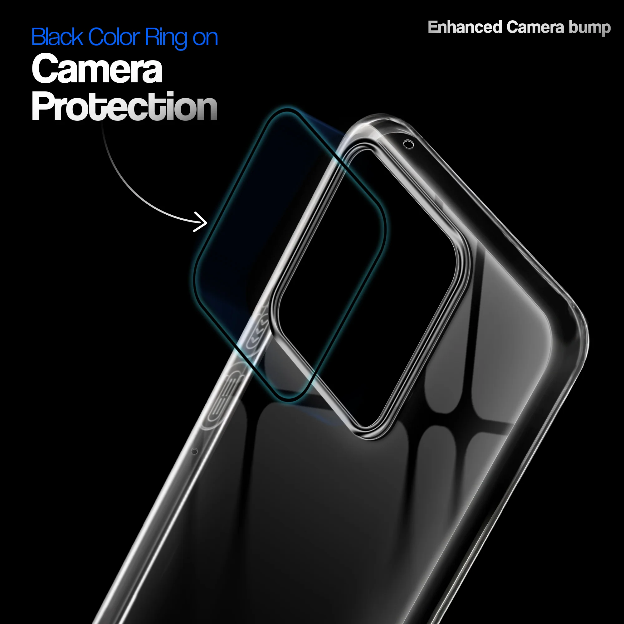 Crystal Clear Anti-Yellow Transparent Back Cover Case With Camera Ring Protection for Motorola Moto Edge 60 5G - Image 9