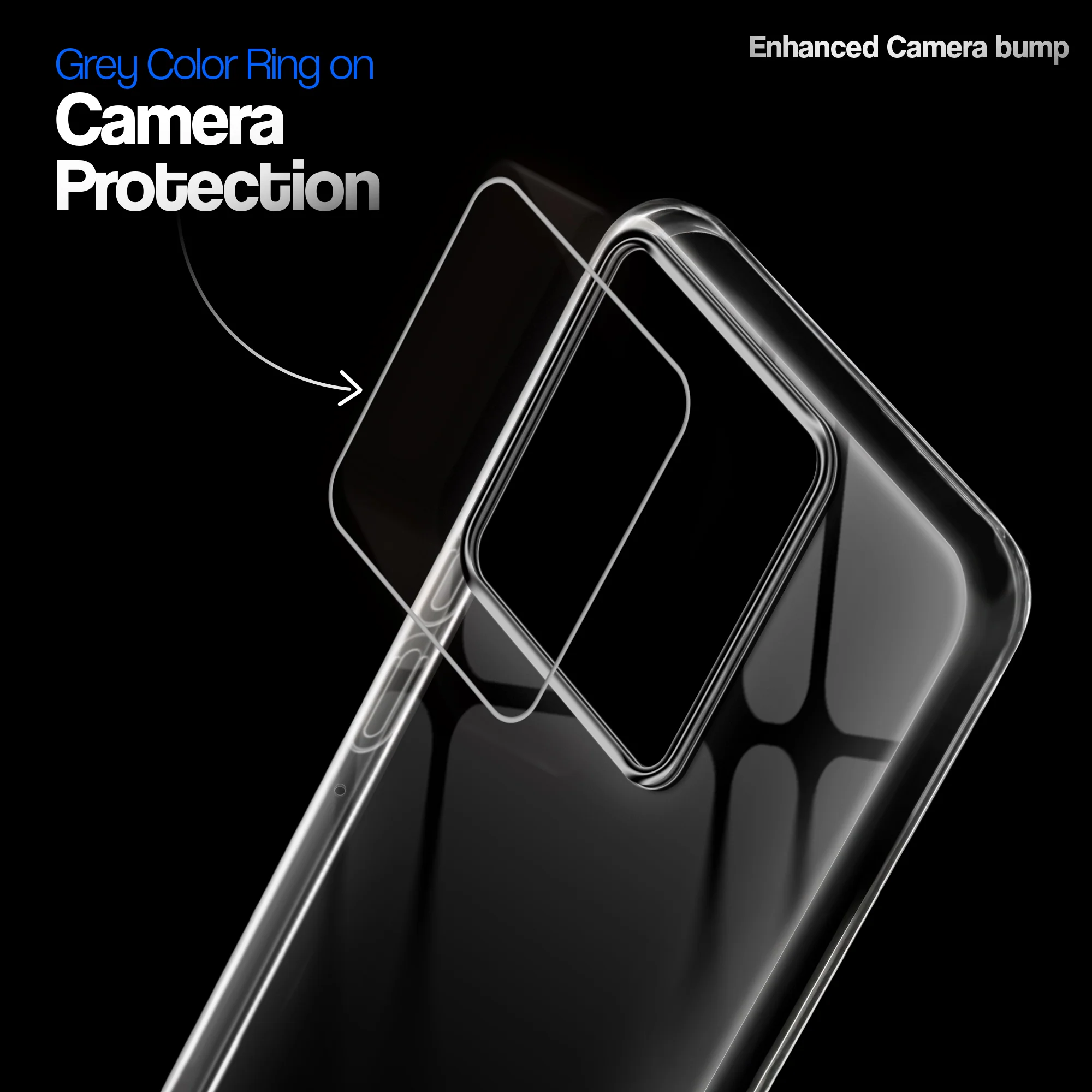 Crystal Clear Anti-Yellow Transparent Back Cover Case With Camera Ring Protection For Motorola Moto Edge 60 Fusion 5G - Image 3