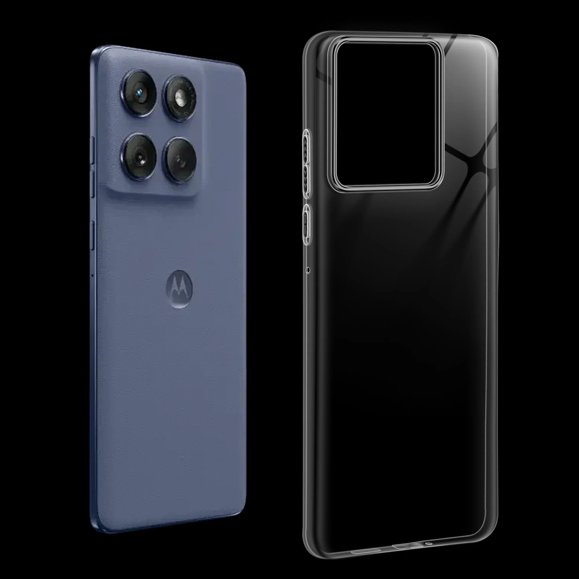 Crystal Clear Anti-Yellow Transparent Back Cover Case With Camera Ring Protection For Motorola Moto Edge 60 Fusion 5G - Image 6
