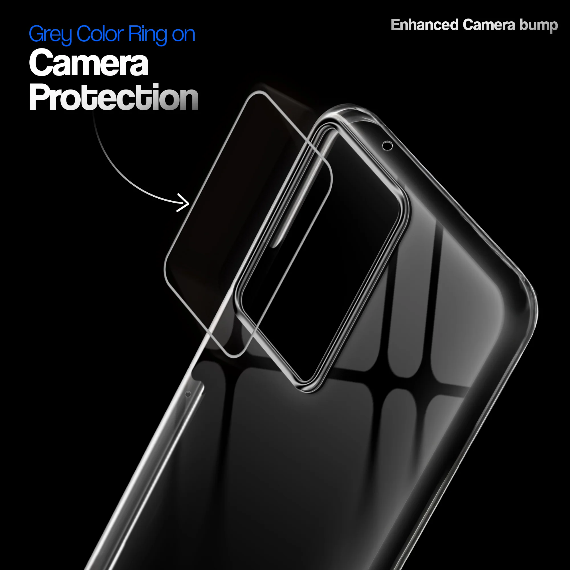 Crystal Clear Anti-Yellow Transparent Back Cover Case With Camera Ring Protection for Motorola Moto G96 5G - Image 15