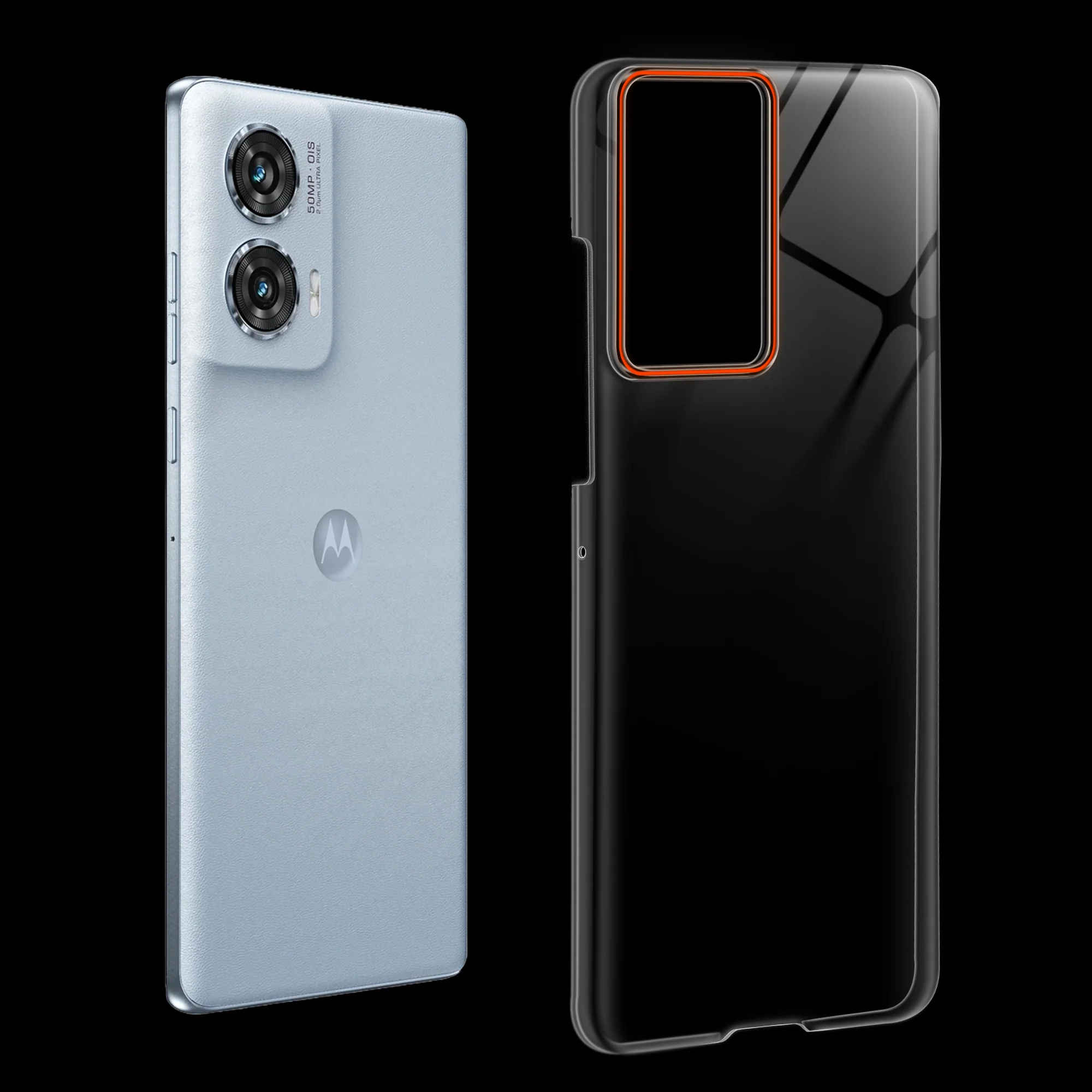 Crystal Clear Anti-Yellow Transparent Back Cover Case With Camera Ring Protection for Motorola Moto G96 5G - Image 24