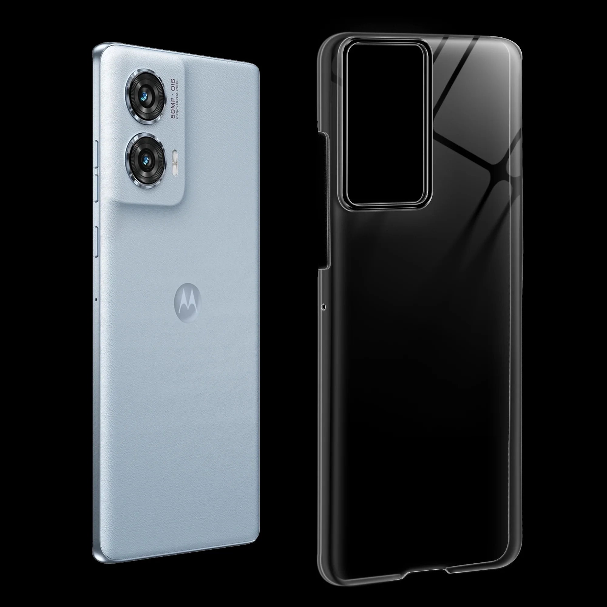 Crystal Clear Anti-Yellow Transparent Back Cover Case With Camera Ring Protection for Motorola Moto G96 5G - Image 6
