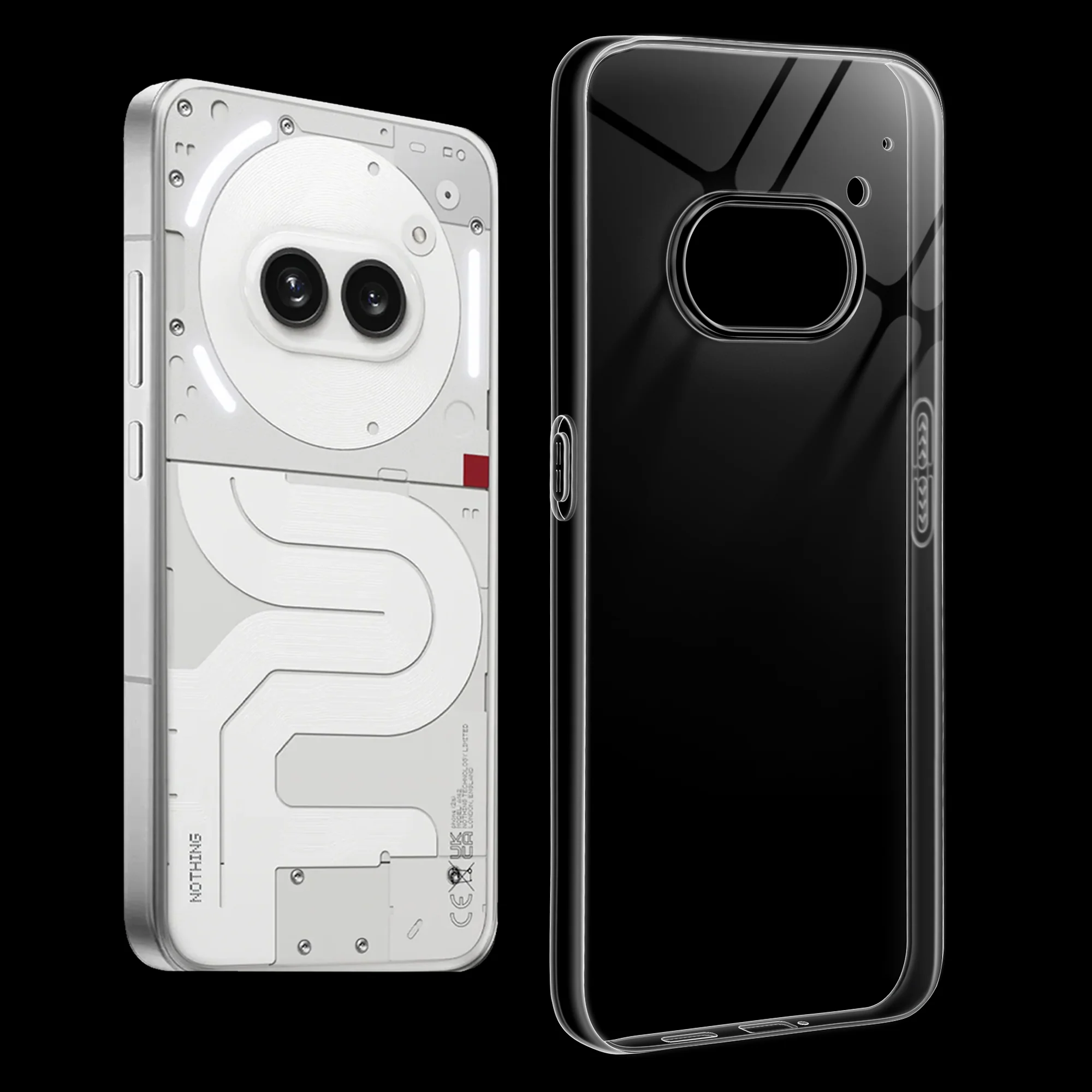 Crystal Clear Anti-Yellow Transparent Back Cover Case With Camera Ring Protection for Nothing Phone 2A Plus - Image 12