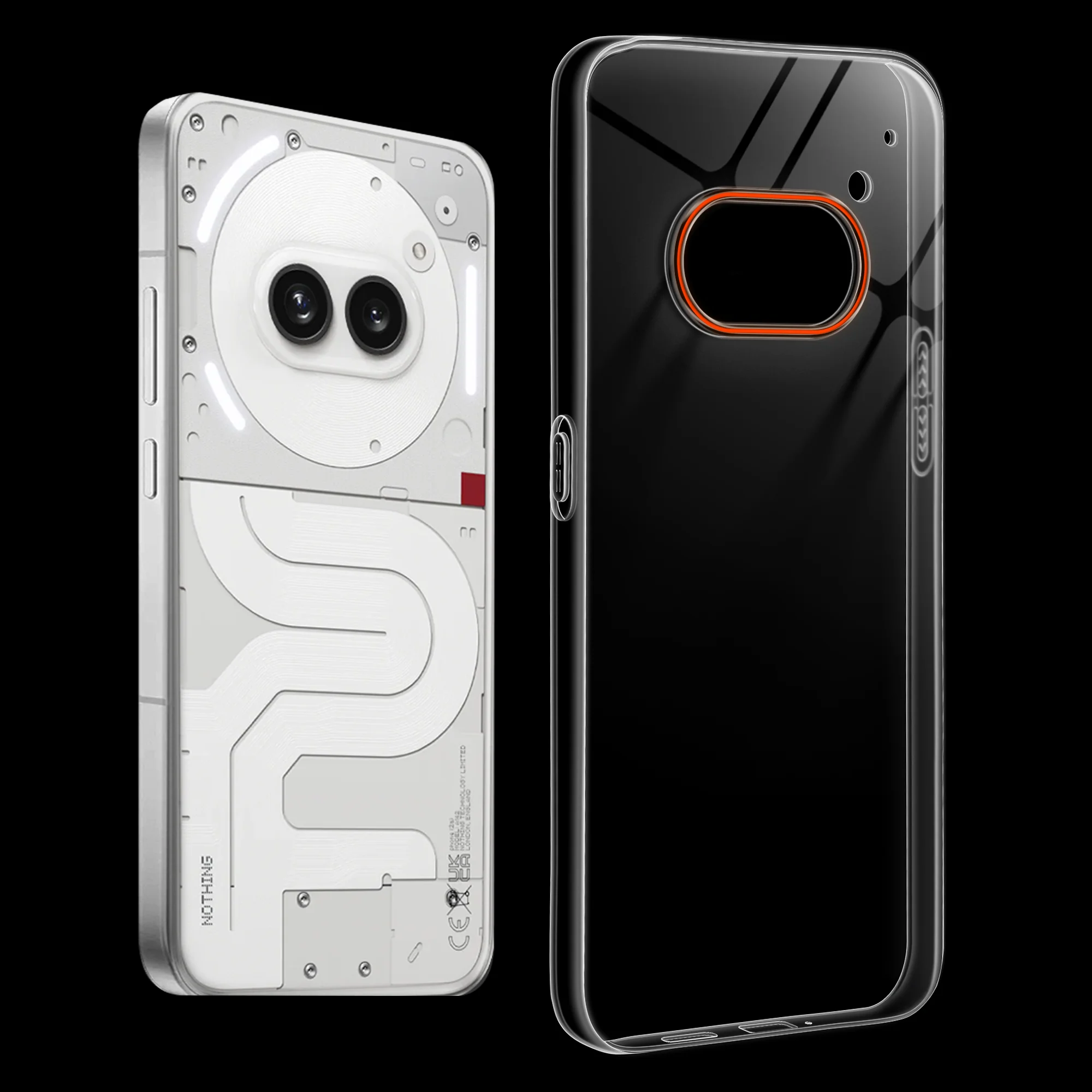 Crystal Clear Anti-Yellow Transparent Back Cover Case With Camera Ring Protection for Nothing Phone 2A Plus - Image 6