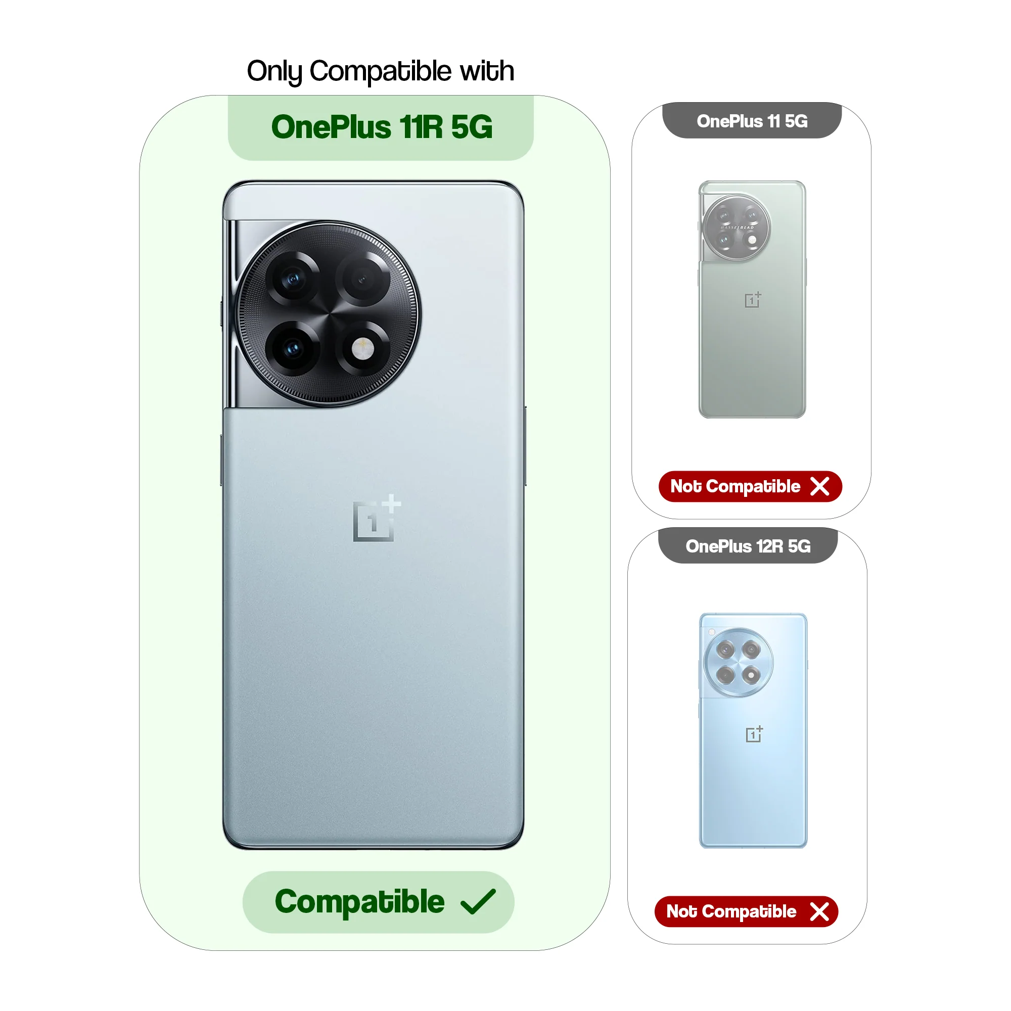 Crystal Clear Anti-Yellow Transparent Back Cover Case With Camera Ring Protection for OnePlus 11R 5G - Image 14