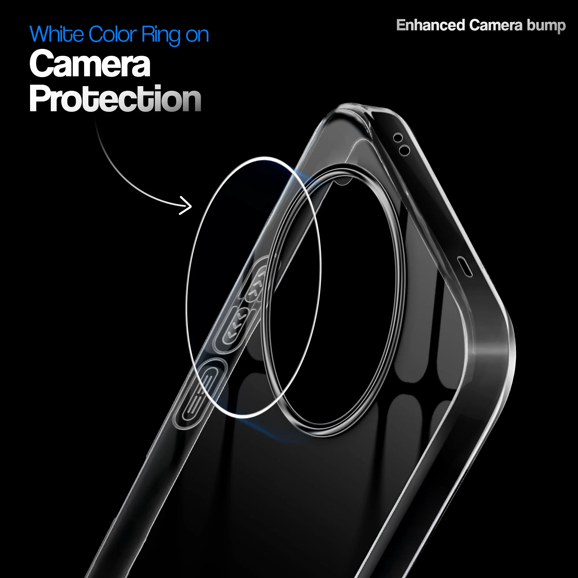 Crystal Clear Anti-Yellow Transparent Back Cover Case With Camera Ring Protection for OnePlus 13R 5G - Image 9