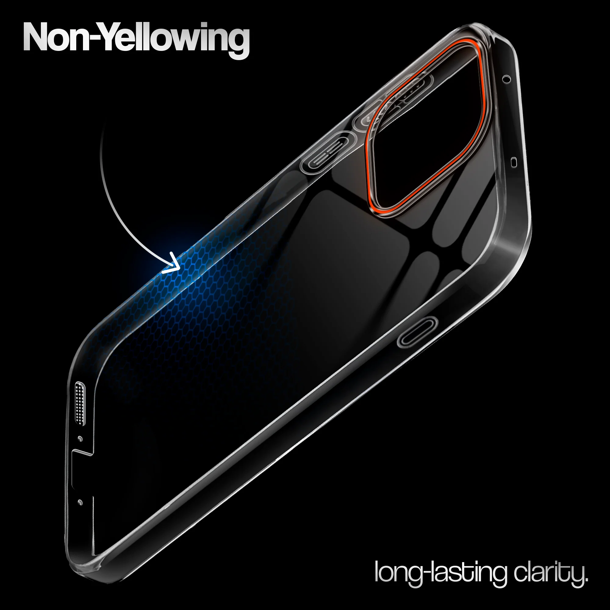 Crystal Clear Anti-Yellow Transparent Back Cover Case With Camera Ring Protection for OnePlus 13s 5G