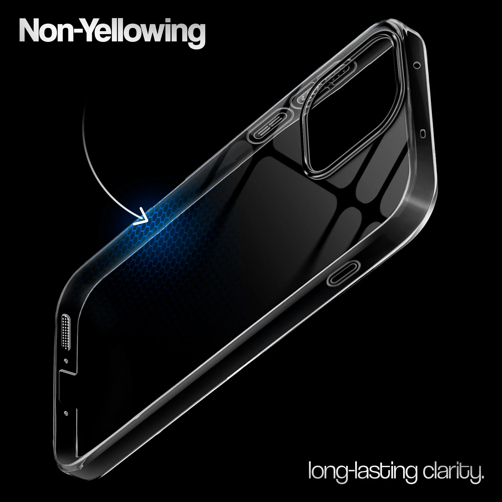Crystal Clear Anti-Yellow Transparent Back Cover Case With Camera Ring Protection for OnePlus 13s 5G - Image 7
