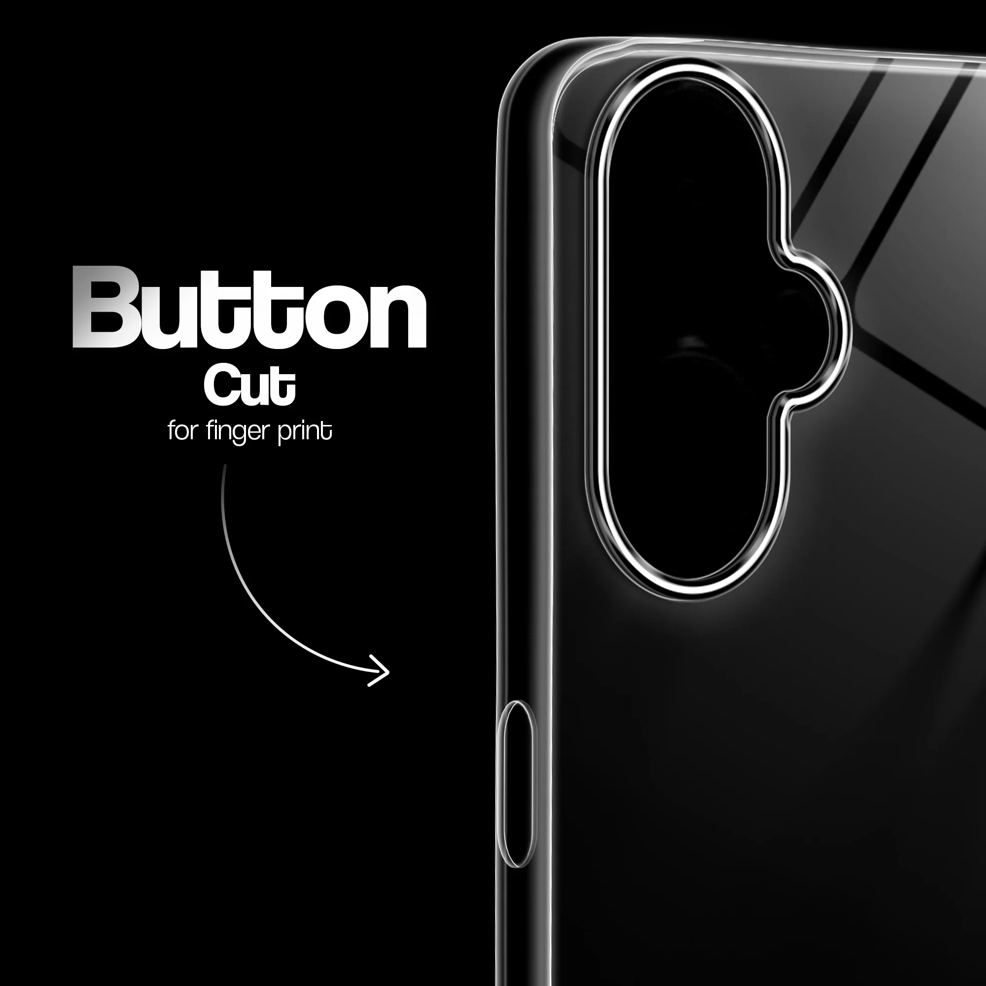 Crystal Clear Anti-Yellow Transparent Back Cover Case With Camera Ring Protection for OnePlus Nord CE 3 Lite 5G - Image 10