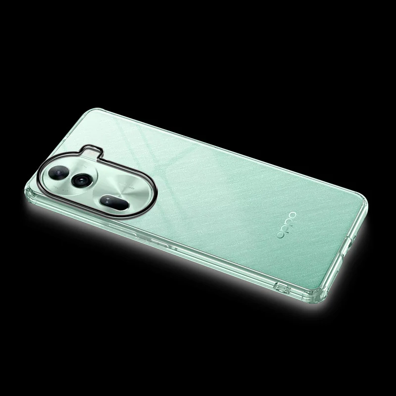 Crystal Clear Anti-Yellow Transparent Back Cover Case With Camera Ring Protection for Oppo Reno 11 Pro 5G - Image 6