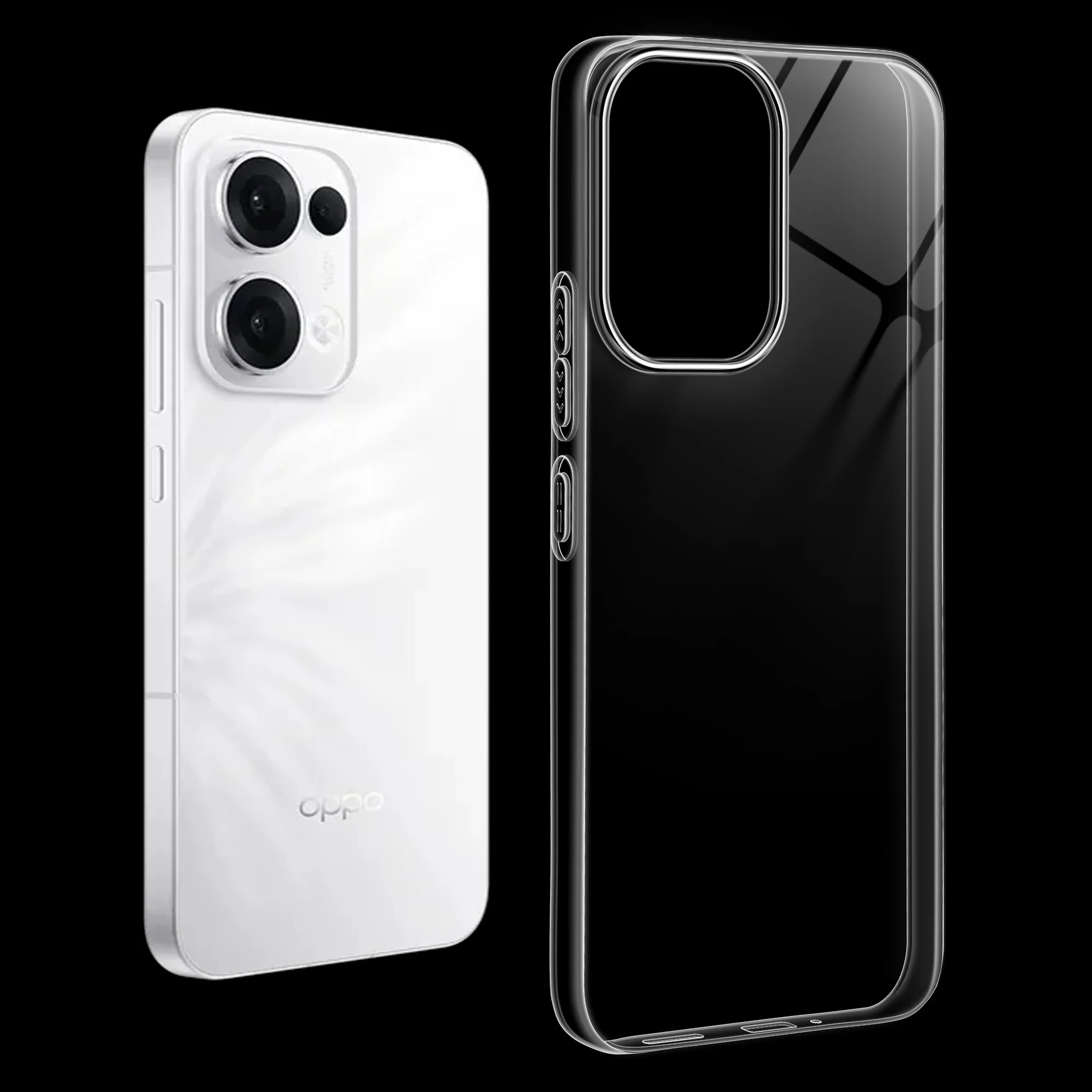 Crystal Clear Anti-Yellow Transparent Back Cover Case With Camera Ring Protection for Oppo Reno 13 5G - Image 12