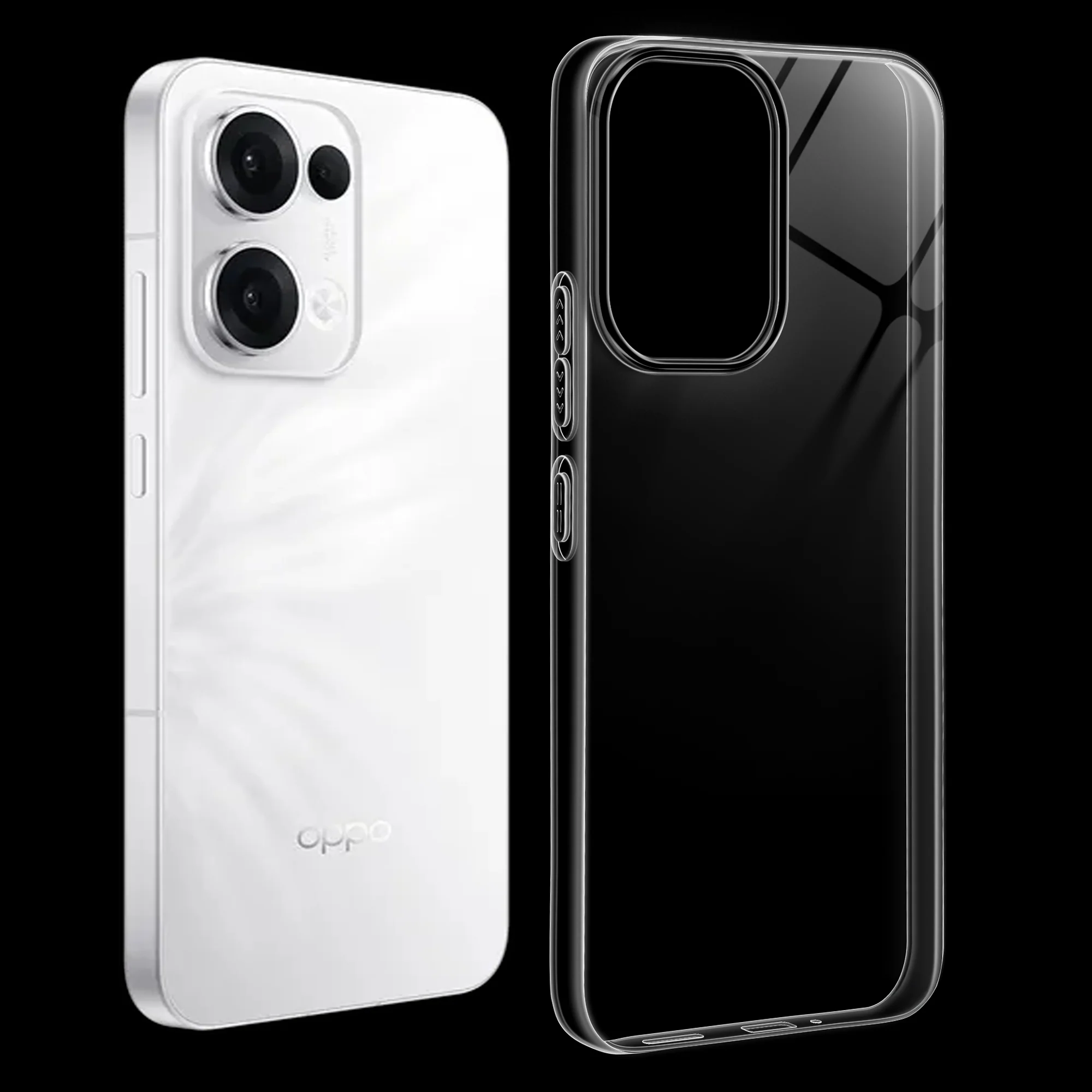 Crystal Clear Anti-Yellow Transparent Back Cover Case With Camera Ring Protection for Oppo Reno 13 5G - Image 6