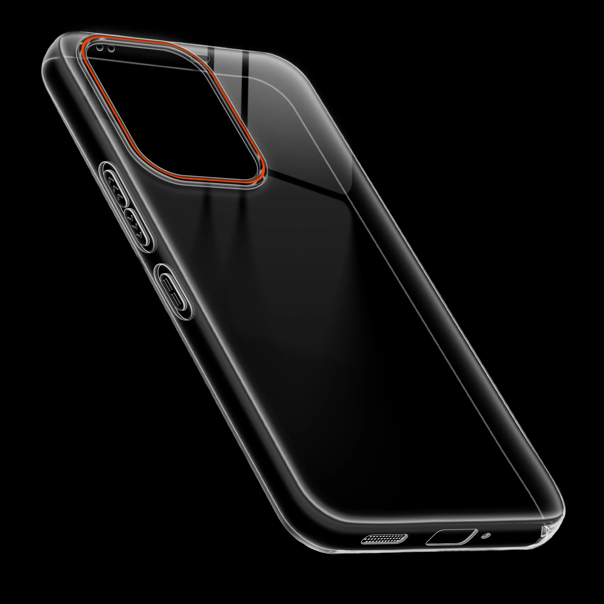 Crystal Clear Anti-Yellow Transparent Back Cover Case With Camera Ring Protection for Oppo Reno 13 Pro 5G - Image 6