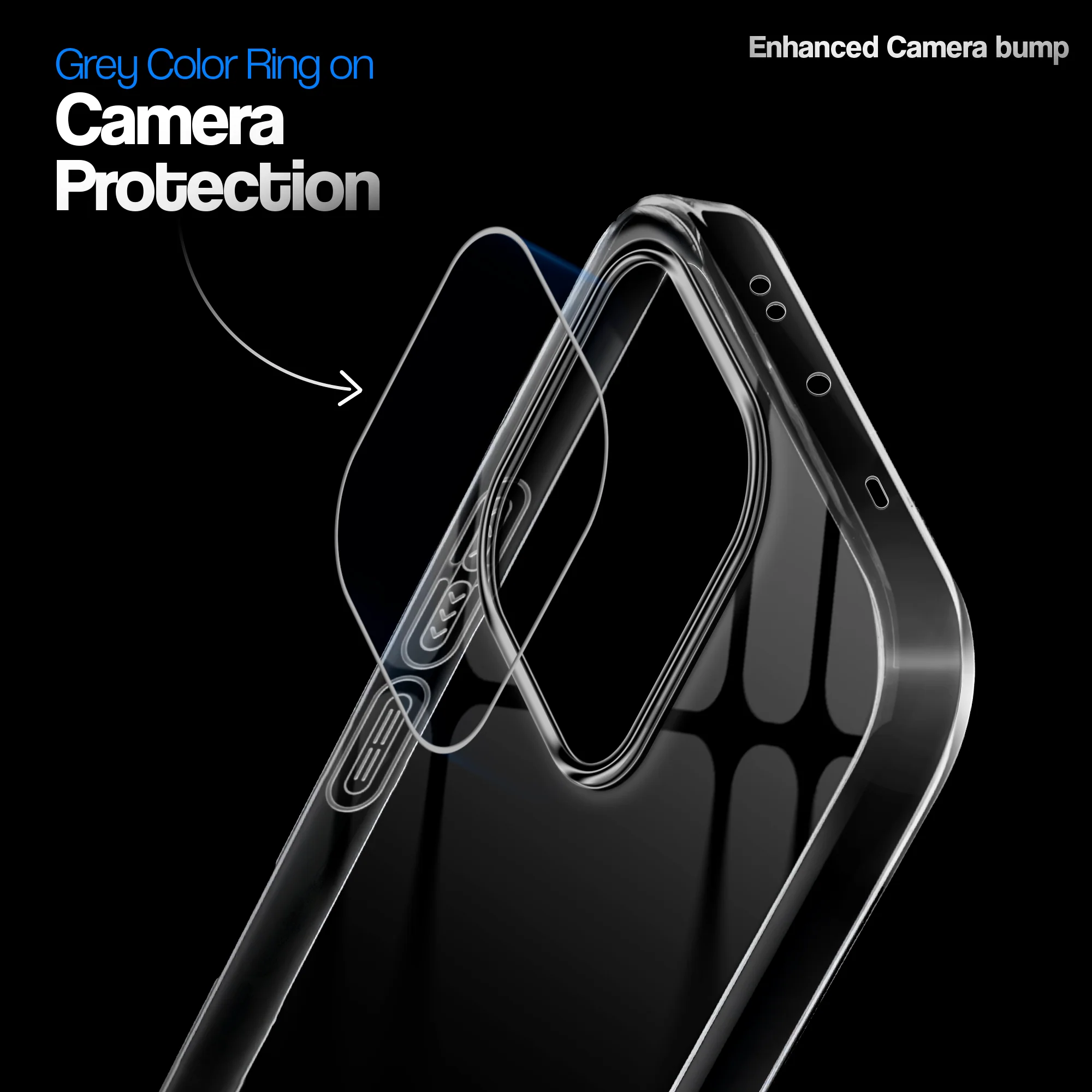 Crystal Clear Anti-Yellow Transparent Back Cover Case With Camera Ring Protection for Oppo Reno 14 5G - Image 15