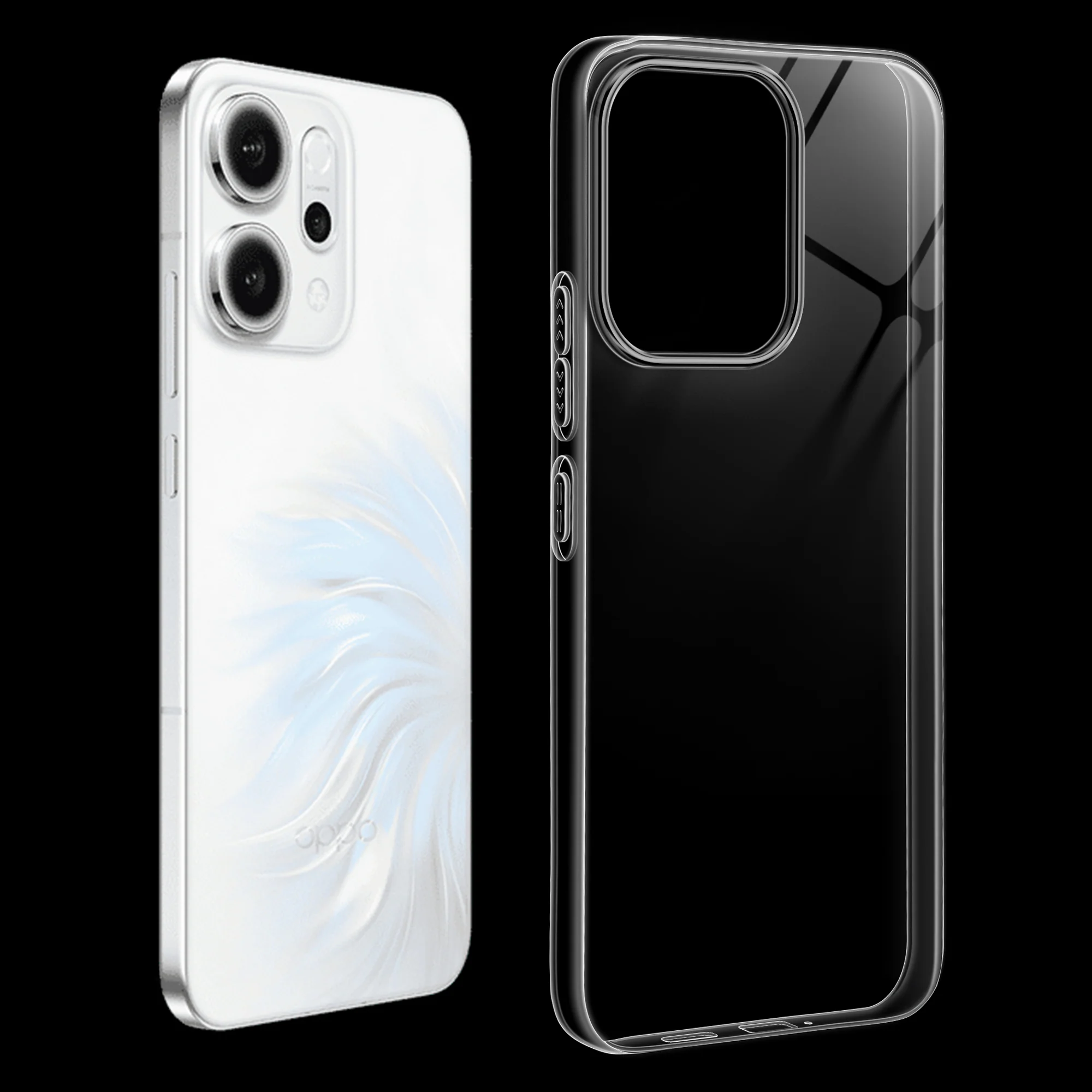 Crystal Clear Anti-Yellow Transparent Back Cover Case With Camera Ring Protection for Oppo Reno 14 5G - Image 18