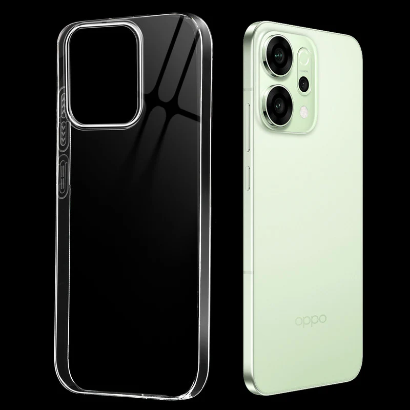 Crystal Clear Anti-Yellow Transparent Back Cover Case With Camera Ring Protection for Oppo Reno 14 5G - Image 9