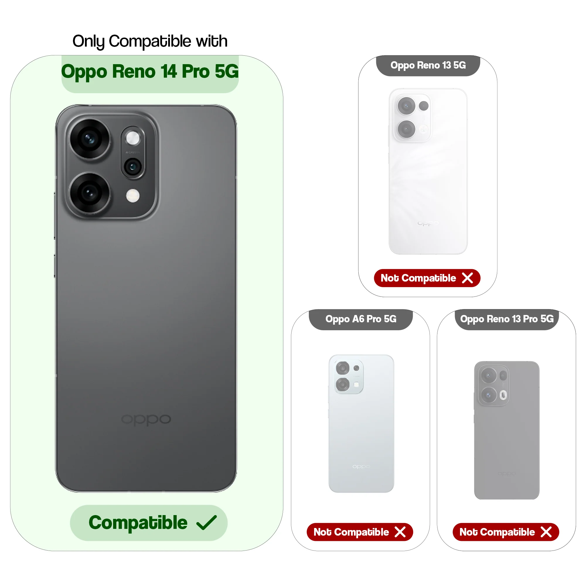 Crystal Clear Anti-Yellow Transparent Back Cover Case With Camera Ring Protection for Oppo Reno 14 Pro 5G - Image 14