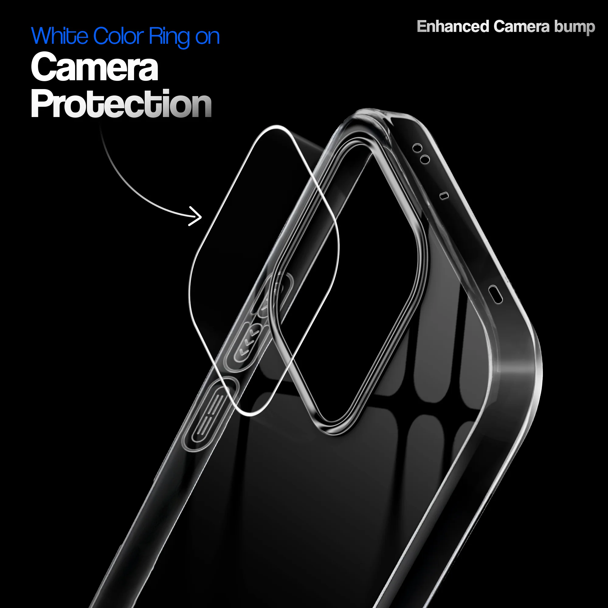 Crystal Clear Anti-Yellow Transparent Back Cover Case With Camera Ring Protection for Oppo Reno 14 Pro 5G - Image 15