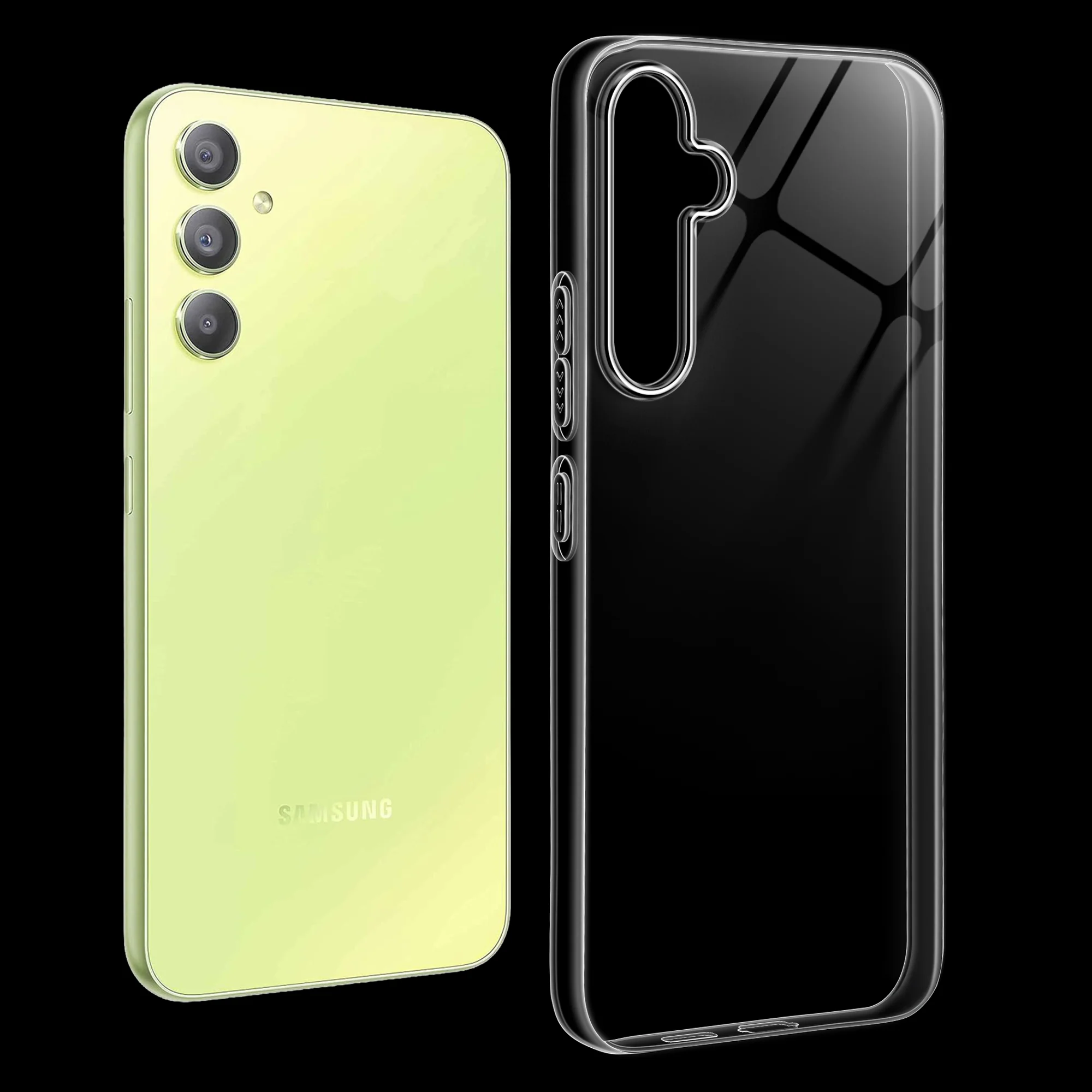 Crystal Clear Anti-Yellow Transparent Back Cover Case With Camera Ring Protection for Samsung A34 5G - Image 12