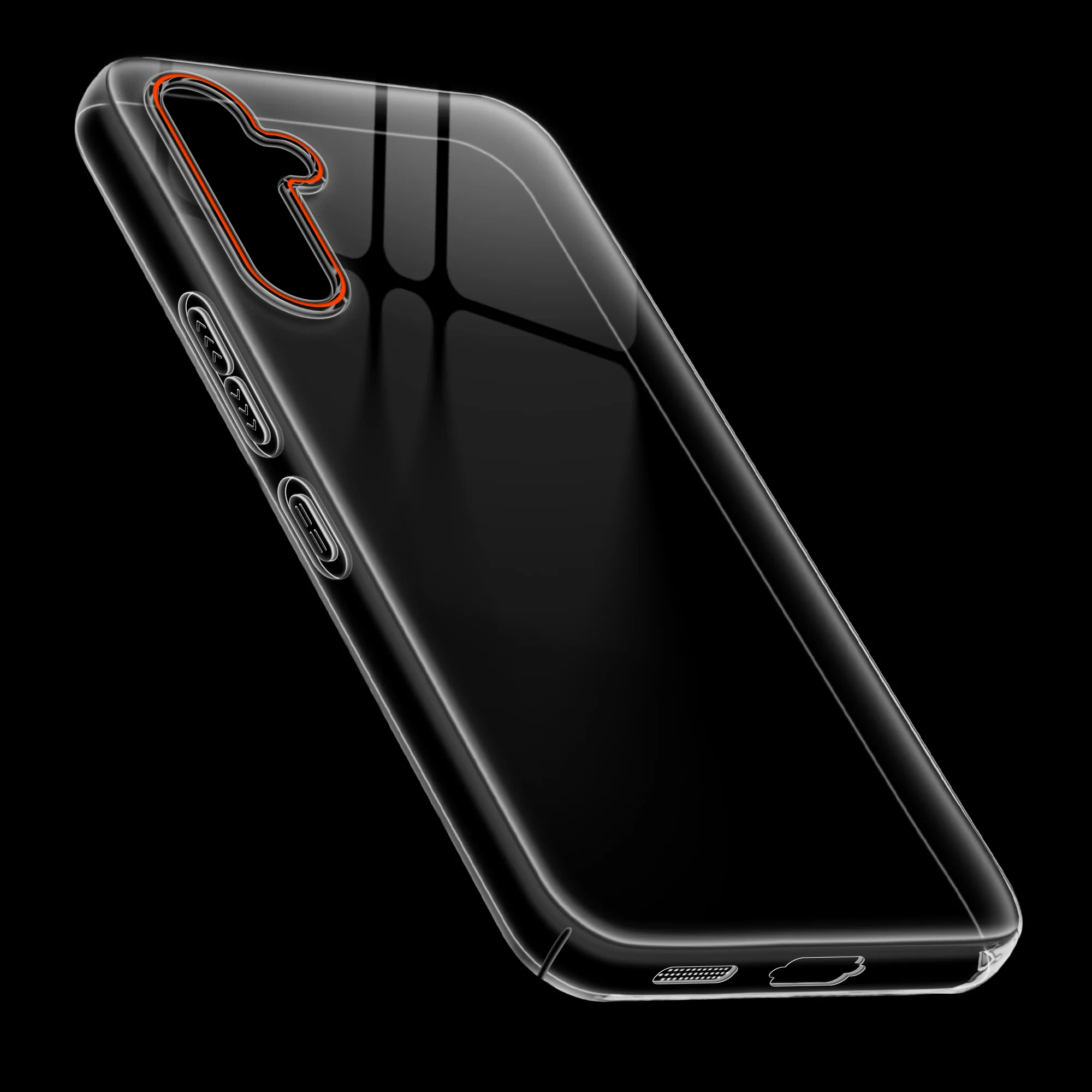 Crystal Clear Anti-Yellow Transparent Back Cover Case With Camera Ring Protection for Samsung A34 5G - Image 17