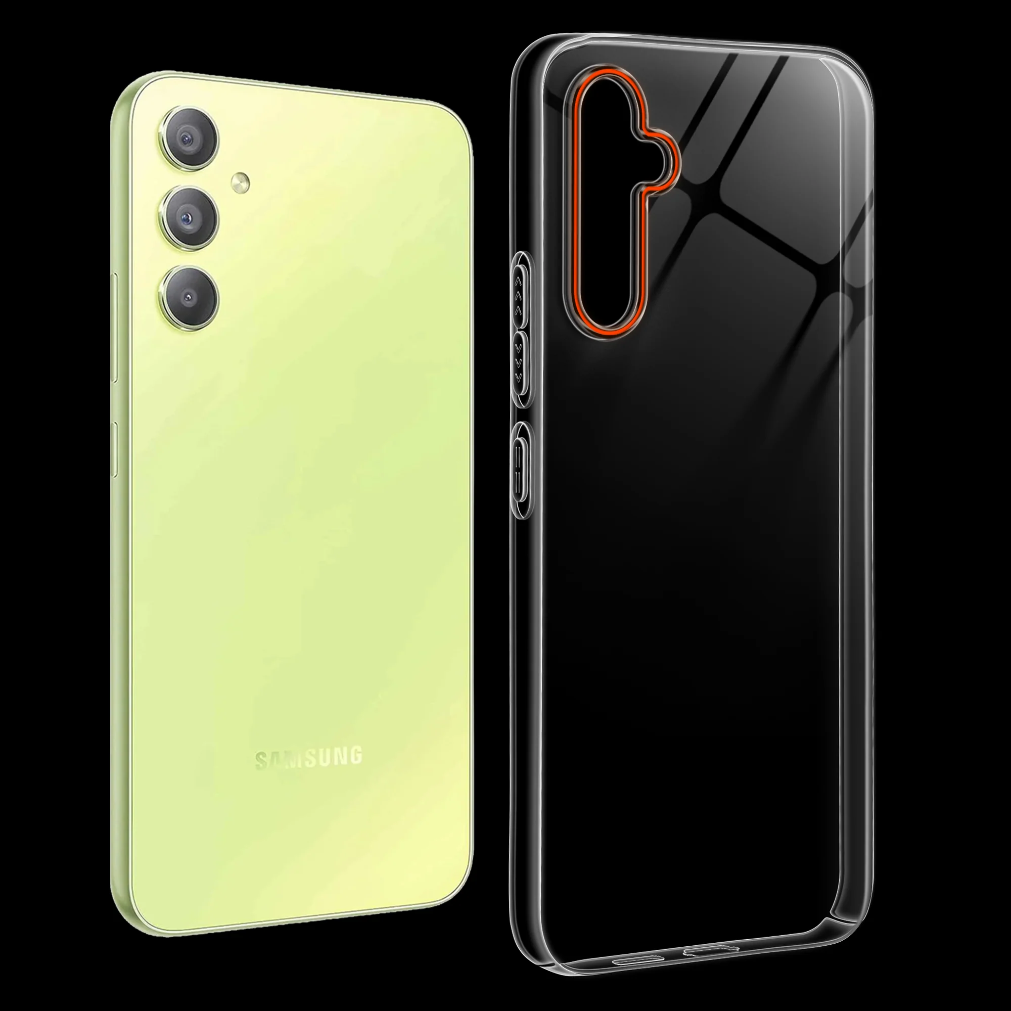 Crystal Clear Anti-Yellow Transparent Back Cover Case With Camera Ring Protection for Samsung A34 5G - Image 18