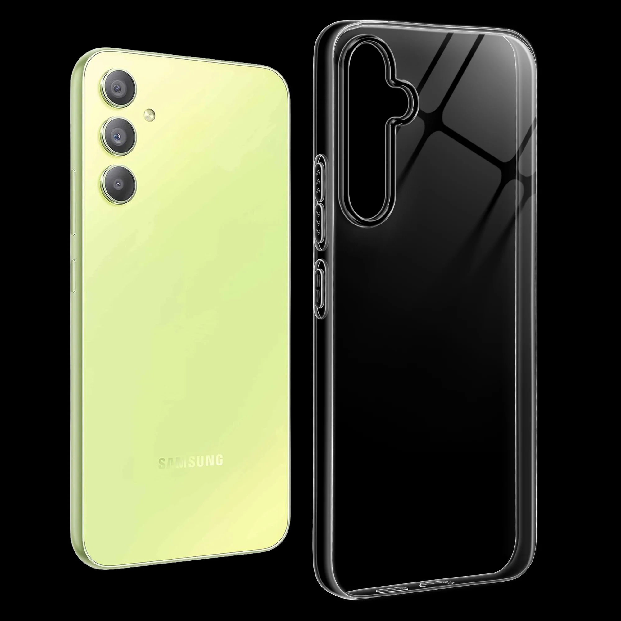 Crystal Clear Anti-Yellow Transparent Back Cover Case With Camera Ring Protection for Samsung A34 5G - Image 6
