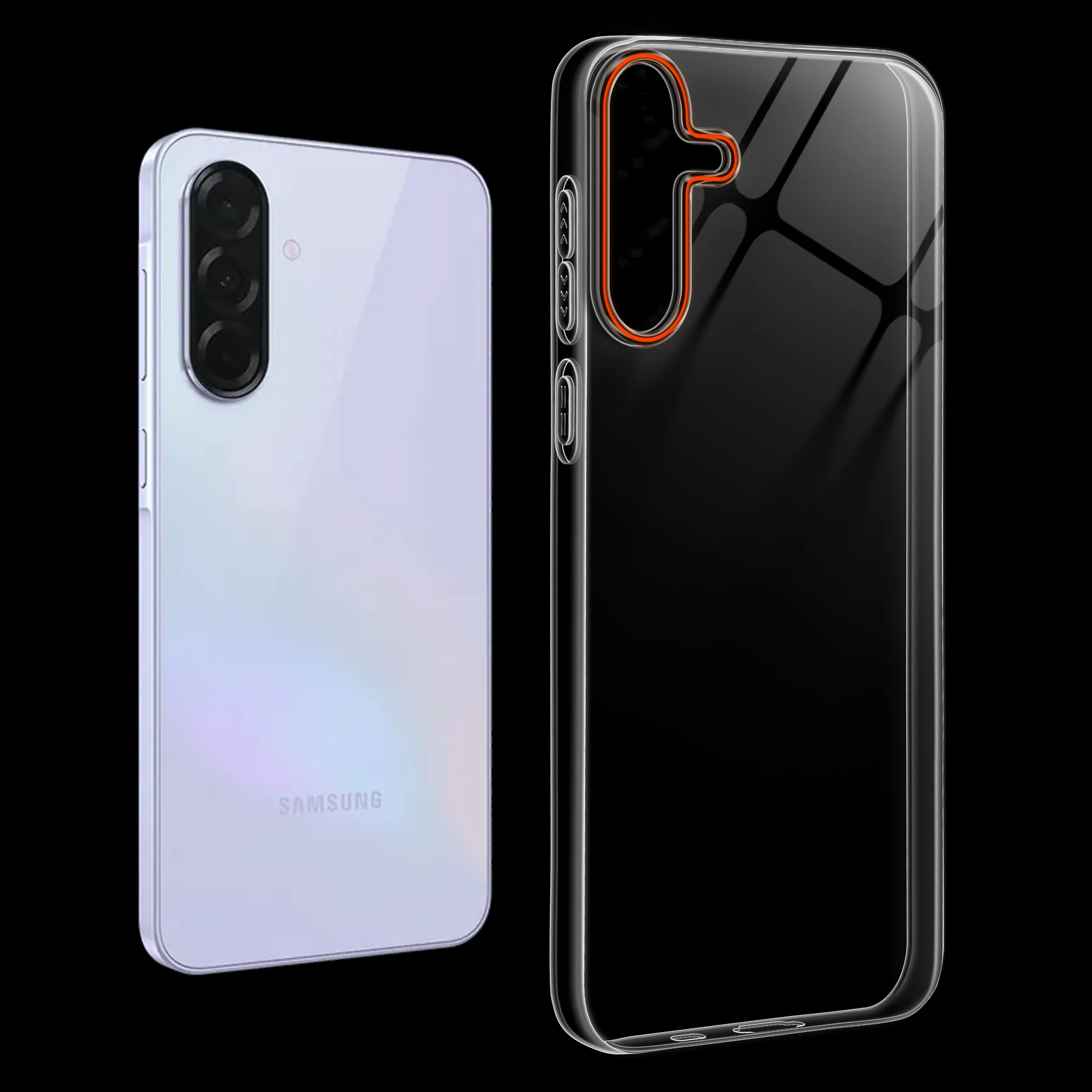 Crystal Clear Anti-Yellow Transparent Back Cover Case With Camera Ring Protection for Samsung A36 5G - Image 12