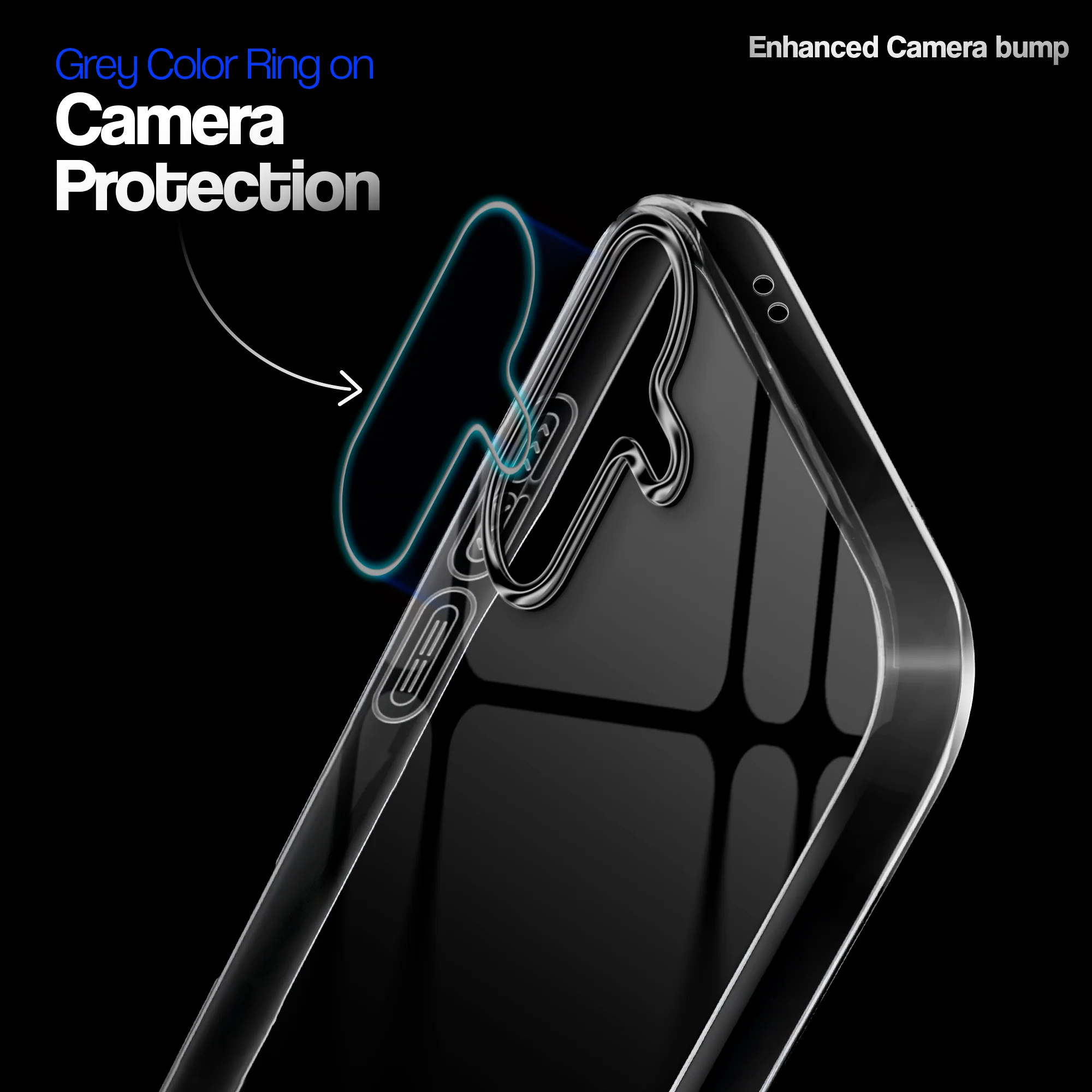 Crystal Clear Anti-Yellow Transparent Back Cover Case With Camera Ring Protection for Samsung A36 5G - Image 21
