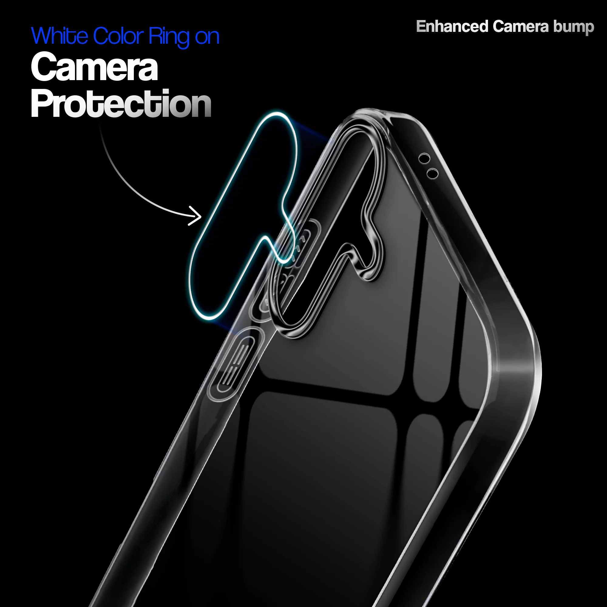Crystal Clear Anti-Yellow Transparent Back Cover Case With Camera Ring Protection for Samsung A36 5G - Image 27