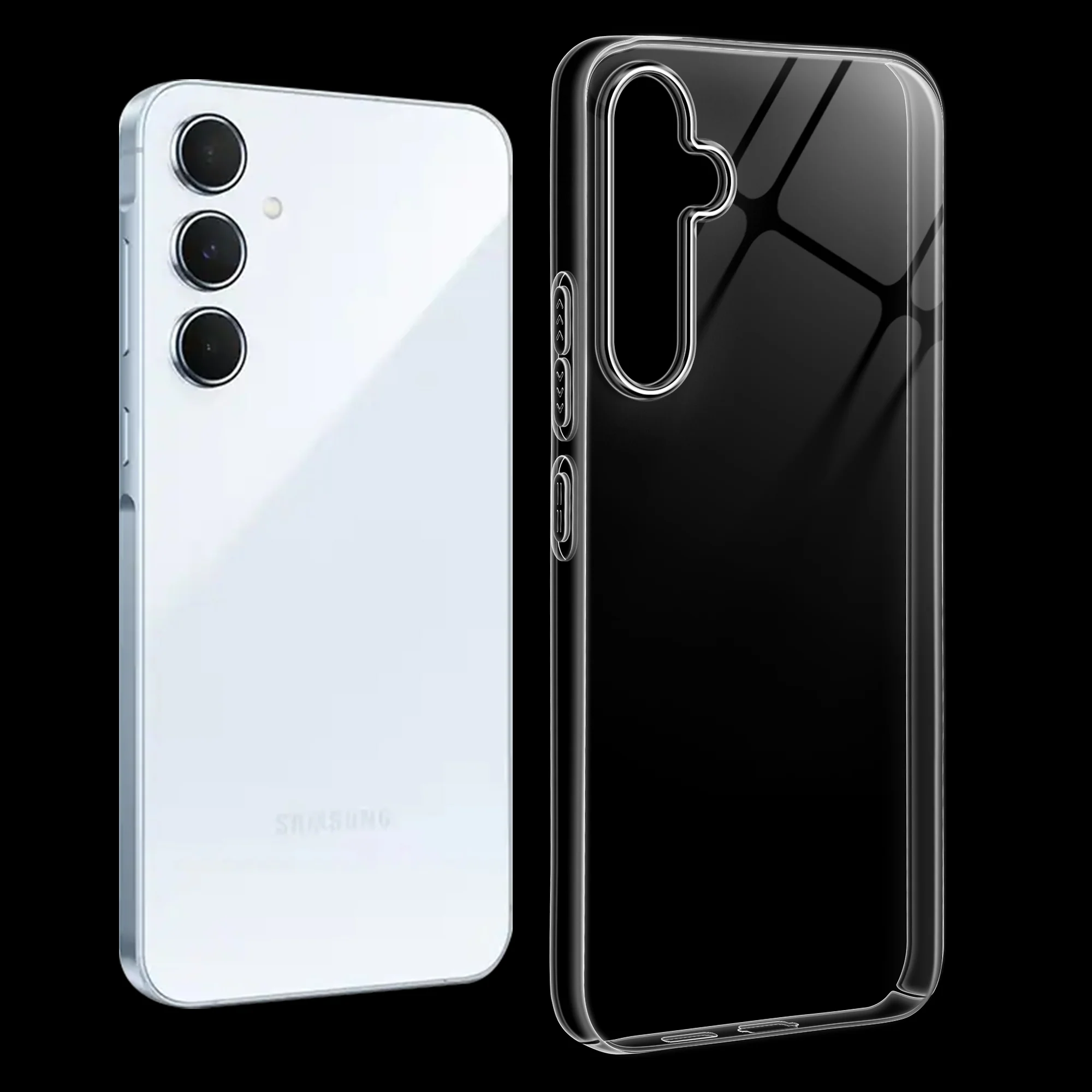 Crystal Clear Anti-Yellow Transparent Back Cover Case With Camera Ring Protection for Samsung A55 5G - Image 18