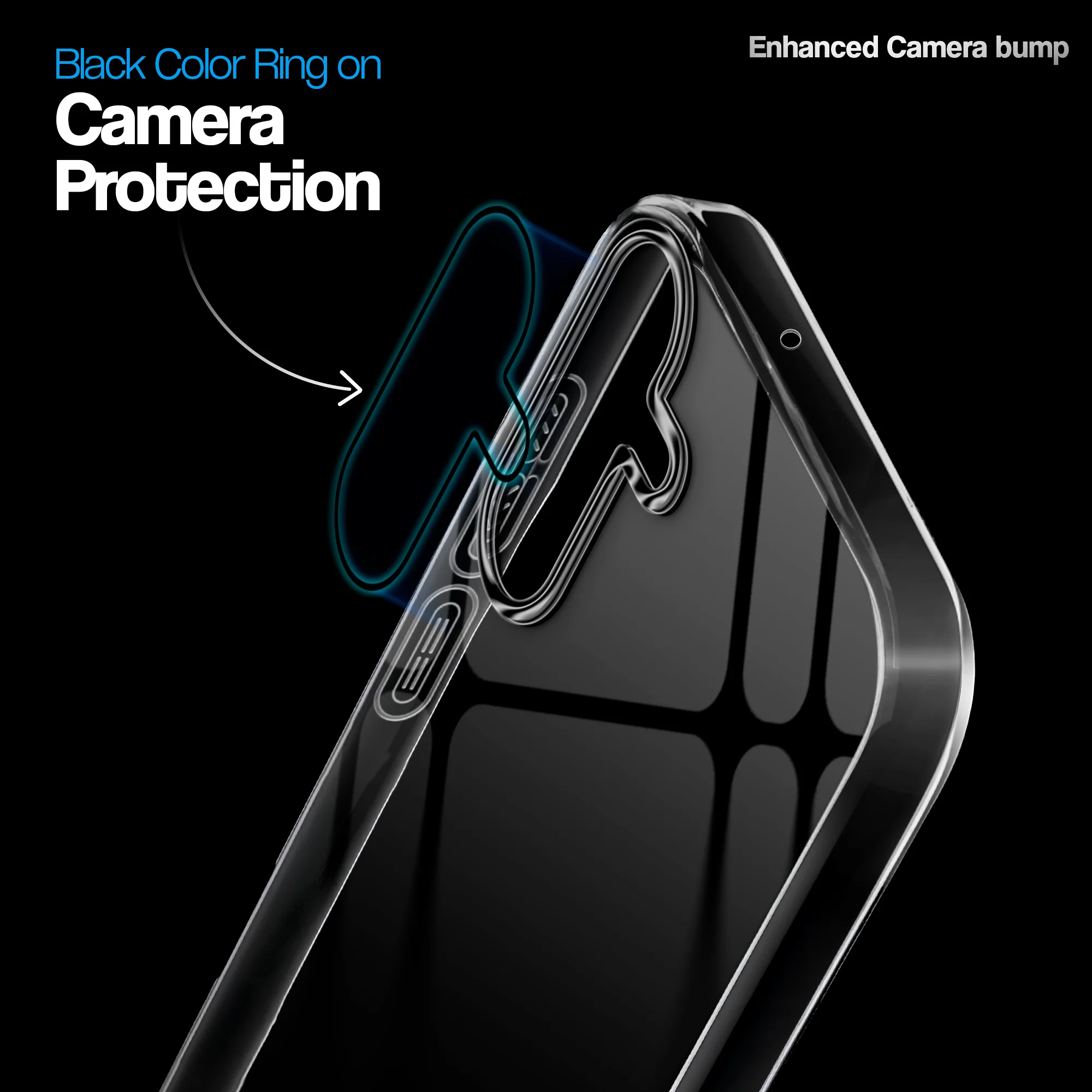 Crystal Clear Anti-Yellow Transparent Back Cover Case With Camera Ring Protection for Samsung A56 5G - Image 15