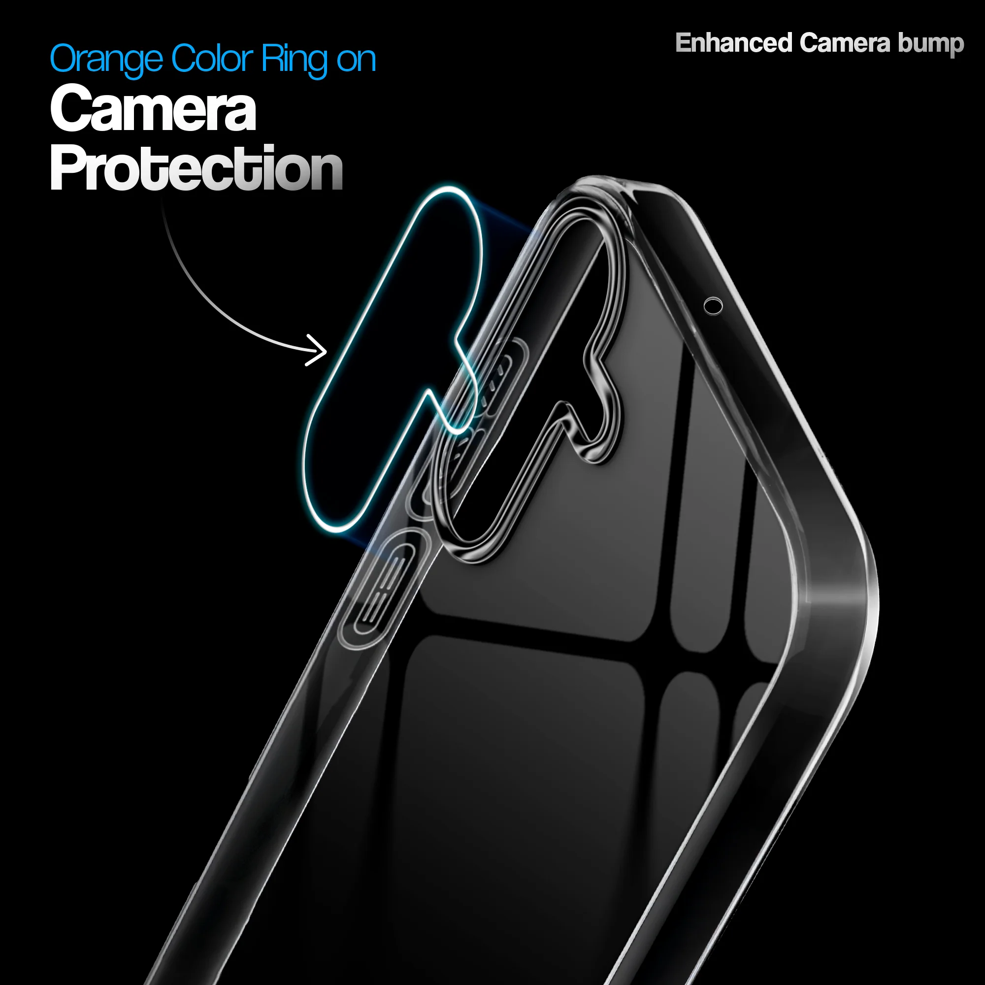 Crystal Clear Anti-Yellow Transparent Back Cover Case With Camera Ring Protection for Samsung A56 5G - Image 9
