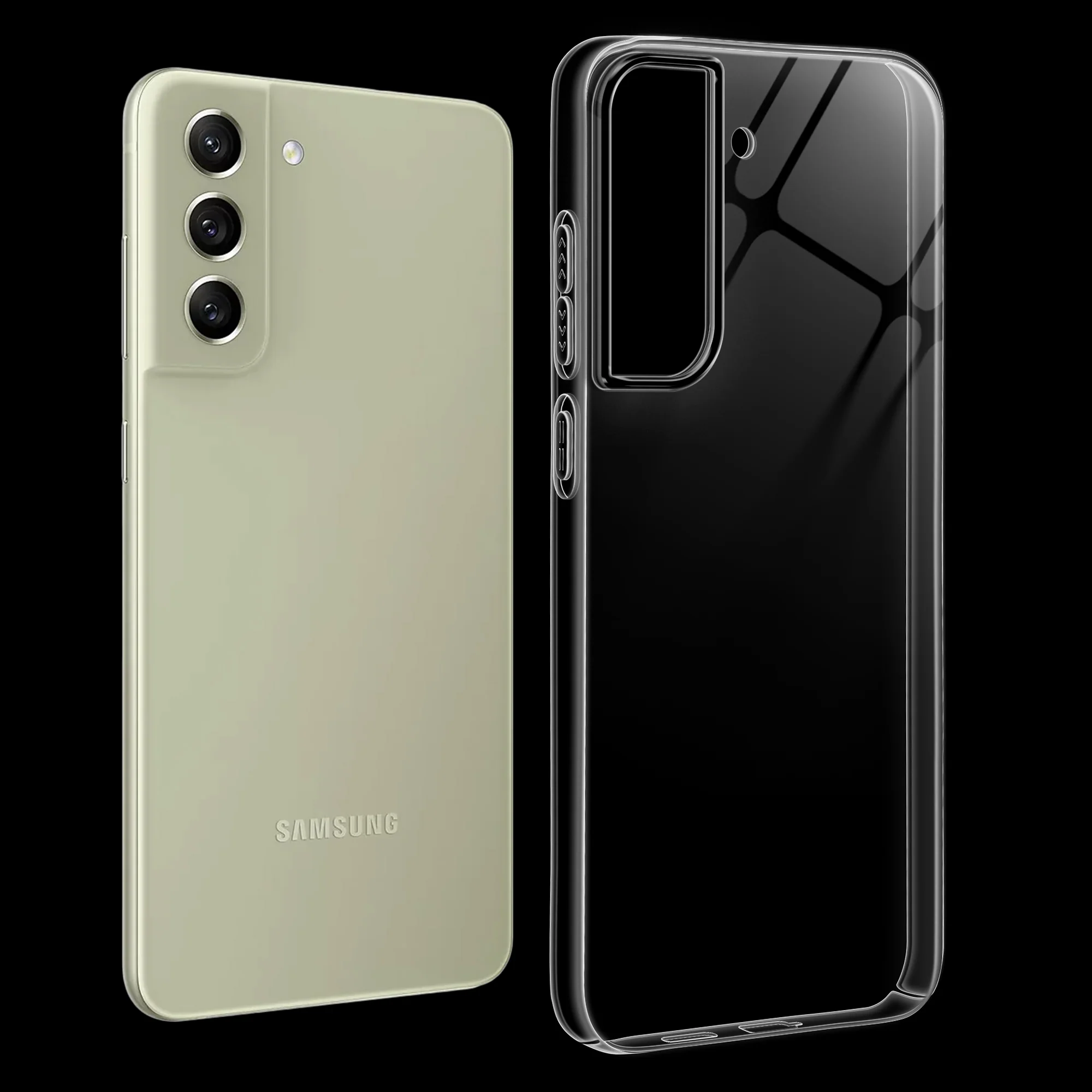 Crystal Clear Anti-Yellow Transparent Back Cover Case With Camera Ring Protection for Samsung S21 FE 5G - Image 12