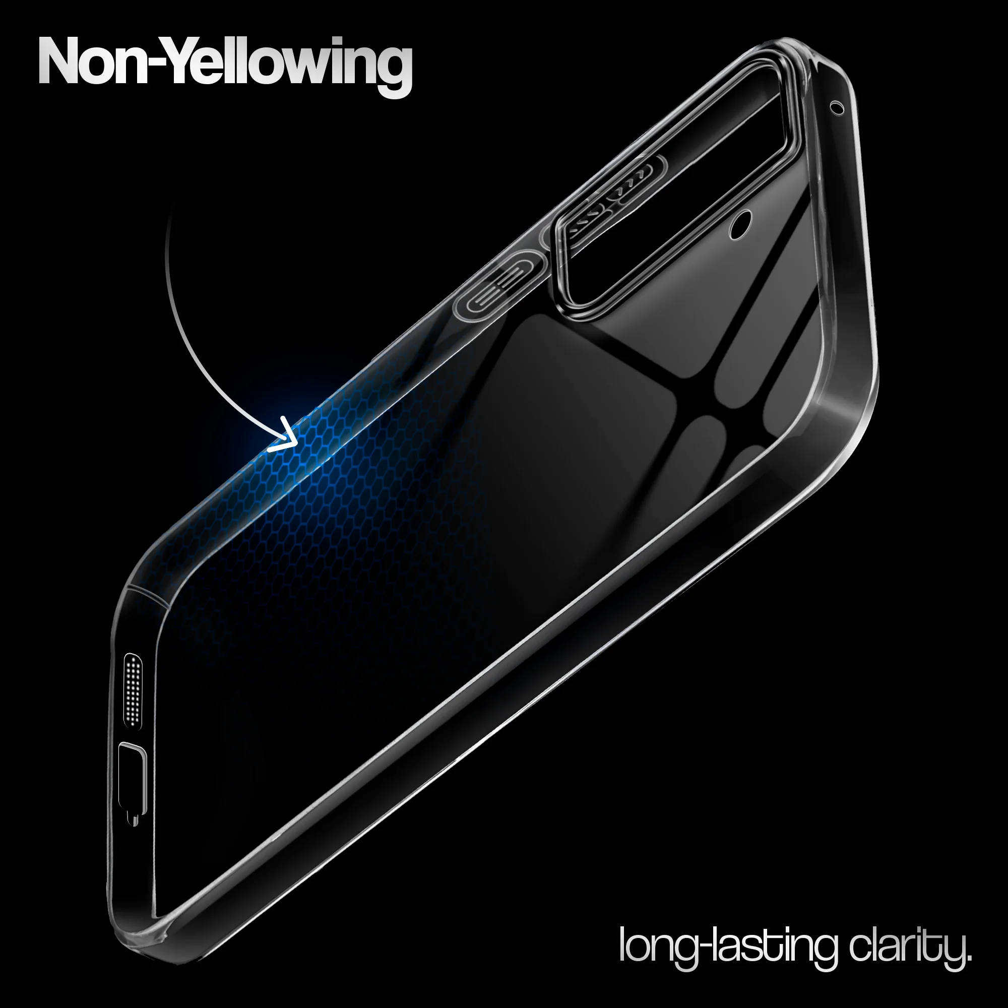Crystal Clear Anti-Yellow Transparent Back Cover Case With Camera Ring Protection for Samsung S21 FE 5G - Image 7