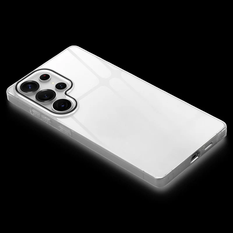 Crystal Clear Anti-Yellow Transparent Back Cover Case With Camera Ring Protection for Samsung S22 Ultra 5G - Image 6