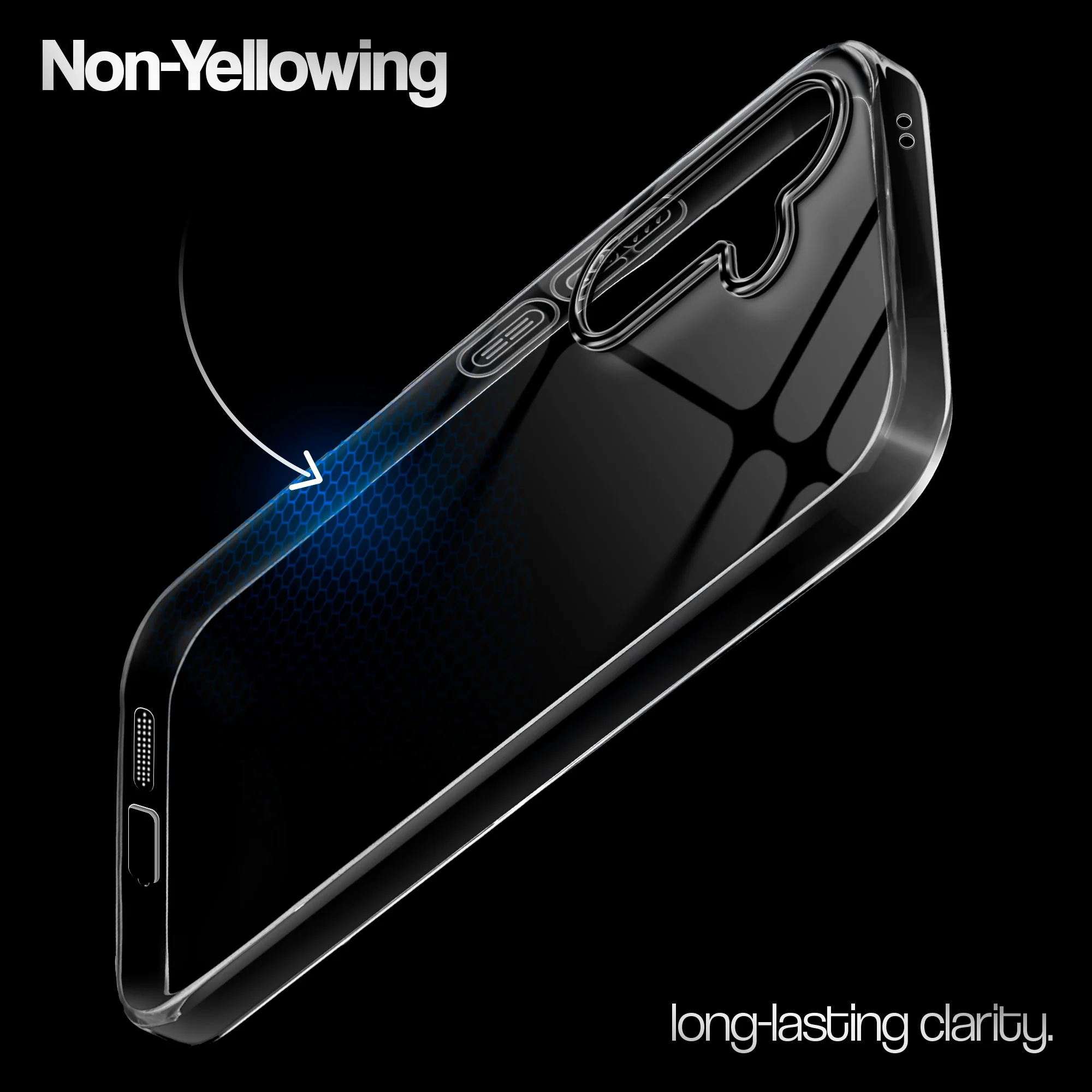 Crystal Clear Anti-Yellow Transparent Back Cover Case With Camera Ring Protection for Samsung S24 5G - Image 13