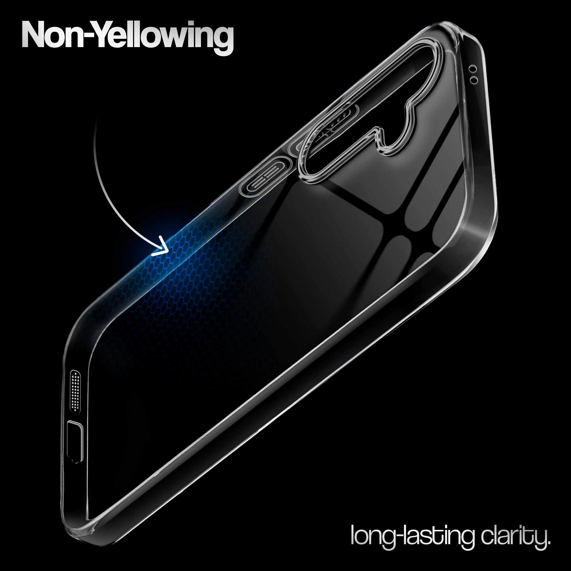 Crystal Clear Anti-Yellow Transparent Back Cover Case With Camera Ring Protection for Samsung S24 5G - Image 19