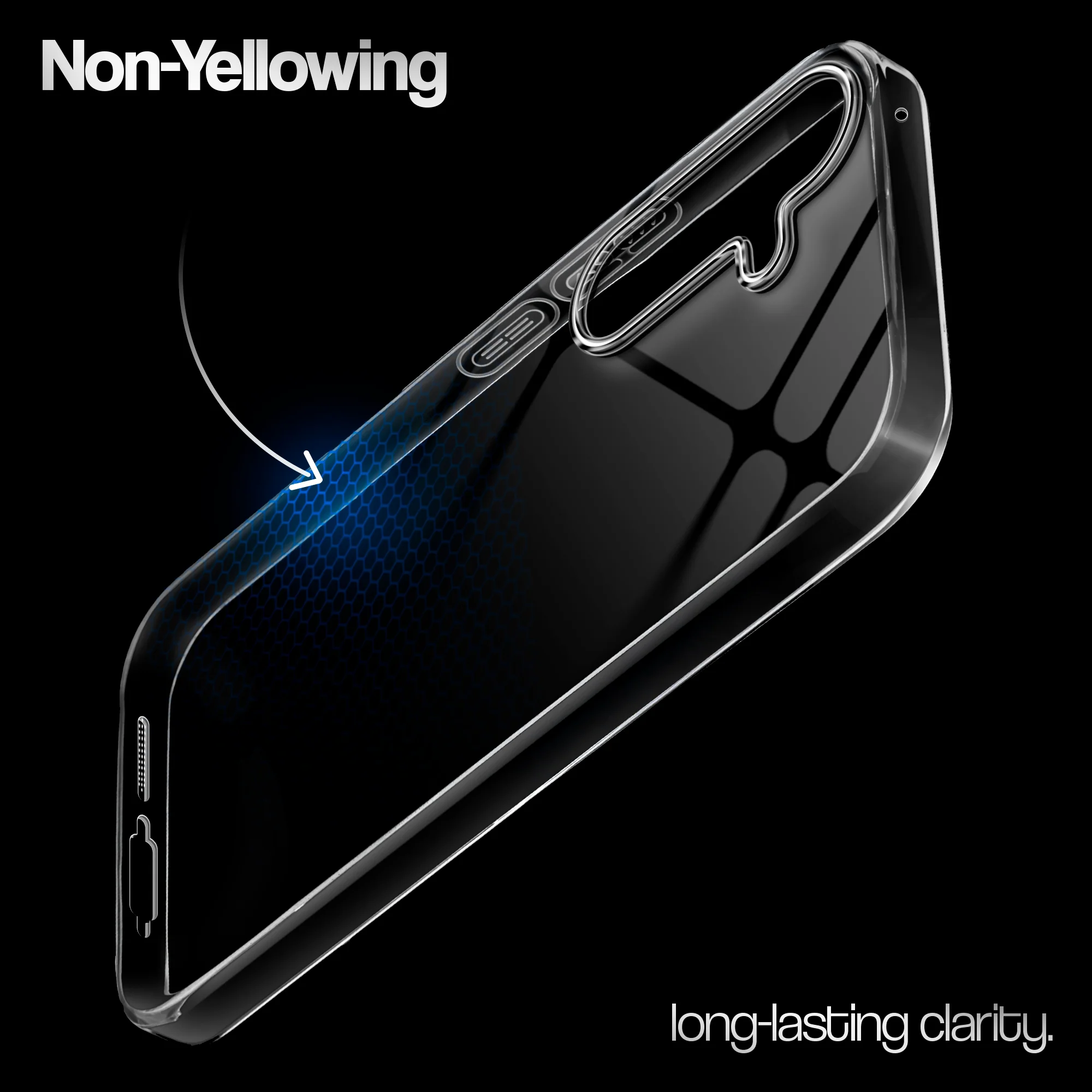 Crystal Clear Anti-Yellow Transparent Back Cover Case With Camera Ring Protection for Samsung S24 FE 5G - Image 13