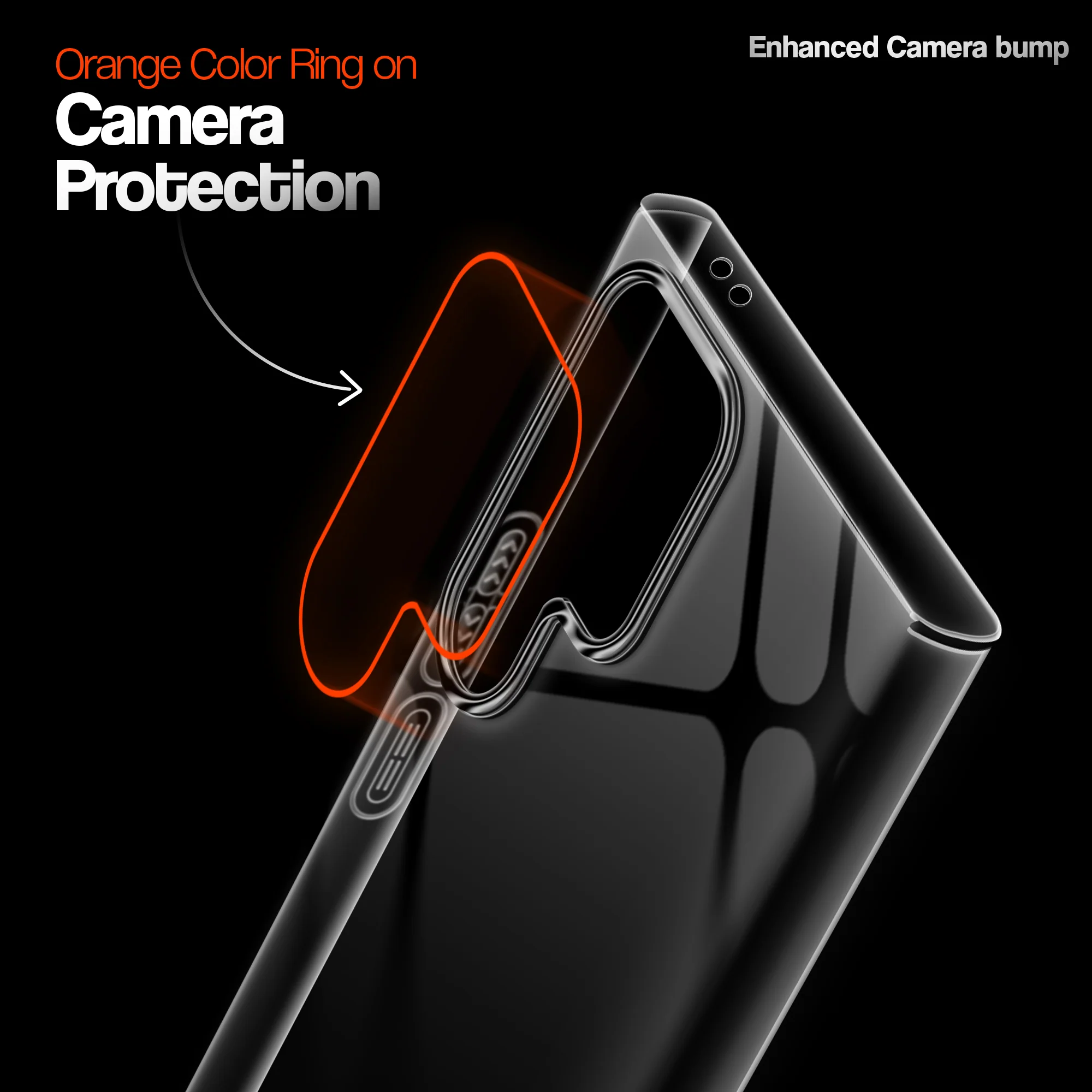 Crystal Clear Anti-Yellow Transparent Back Cover Case With Camera Ring Protection for Samsung S24 Ultra 5G - Image 9