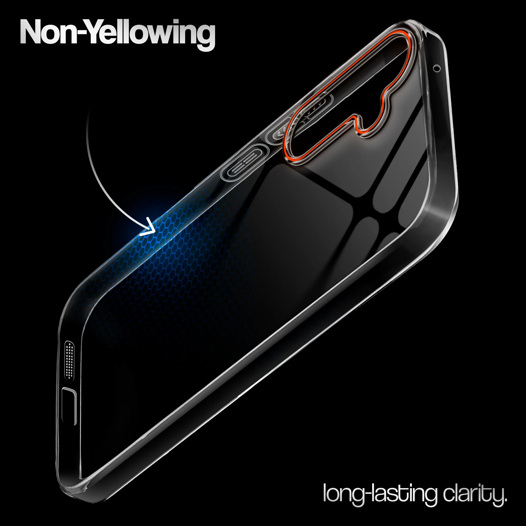 Crystal Clear Anti-Yellow Transparent Back Cover Case With Camera Ring Protection for Samsung S25 5G - Image 13