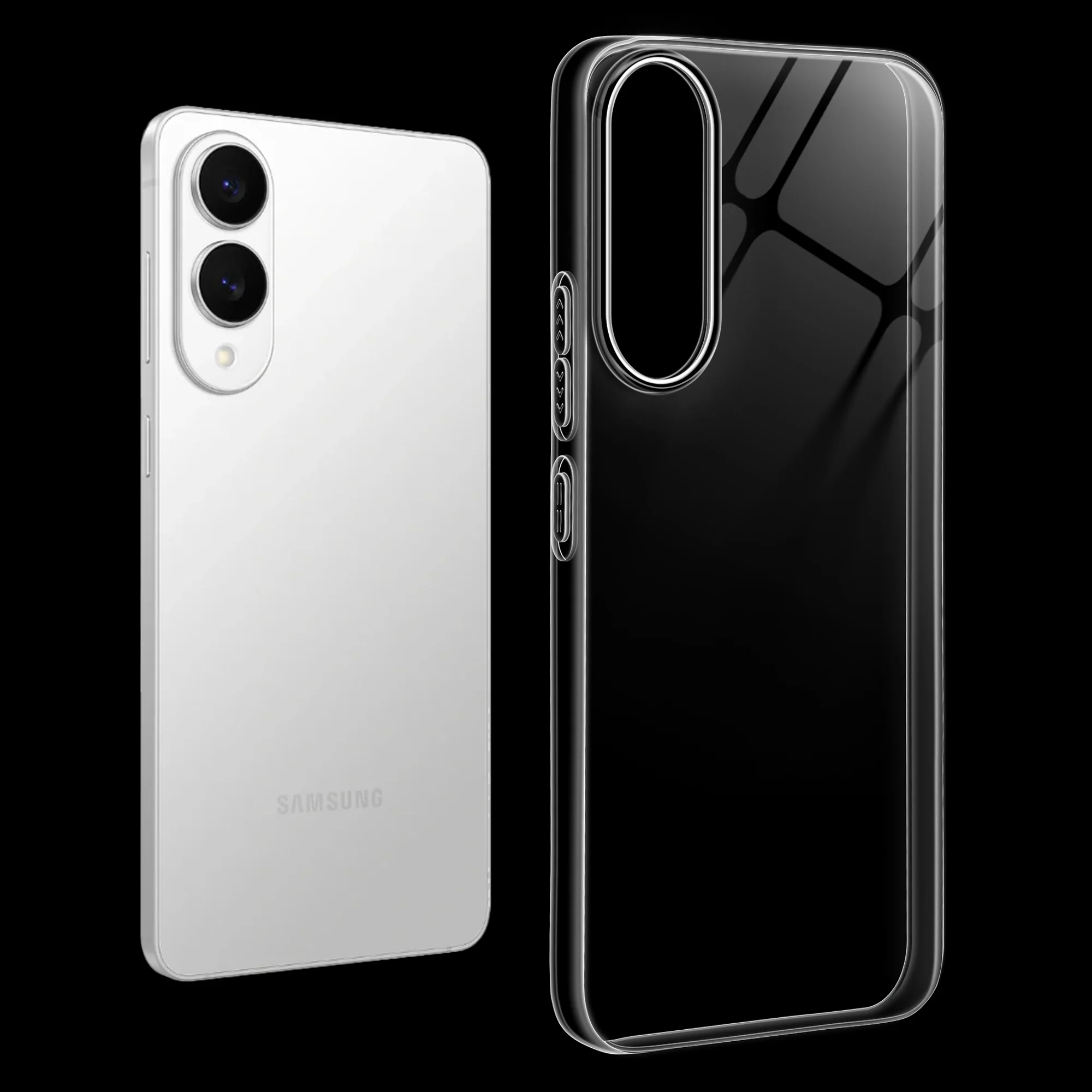 Crystal Clear Anti-Yellow Transparent Back Cover Case With Camera Ring Protection for Samsung S25 Edge 5G - Image 12