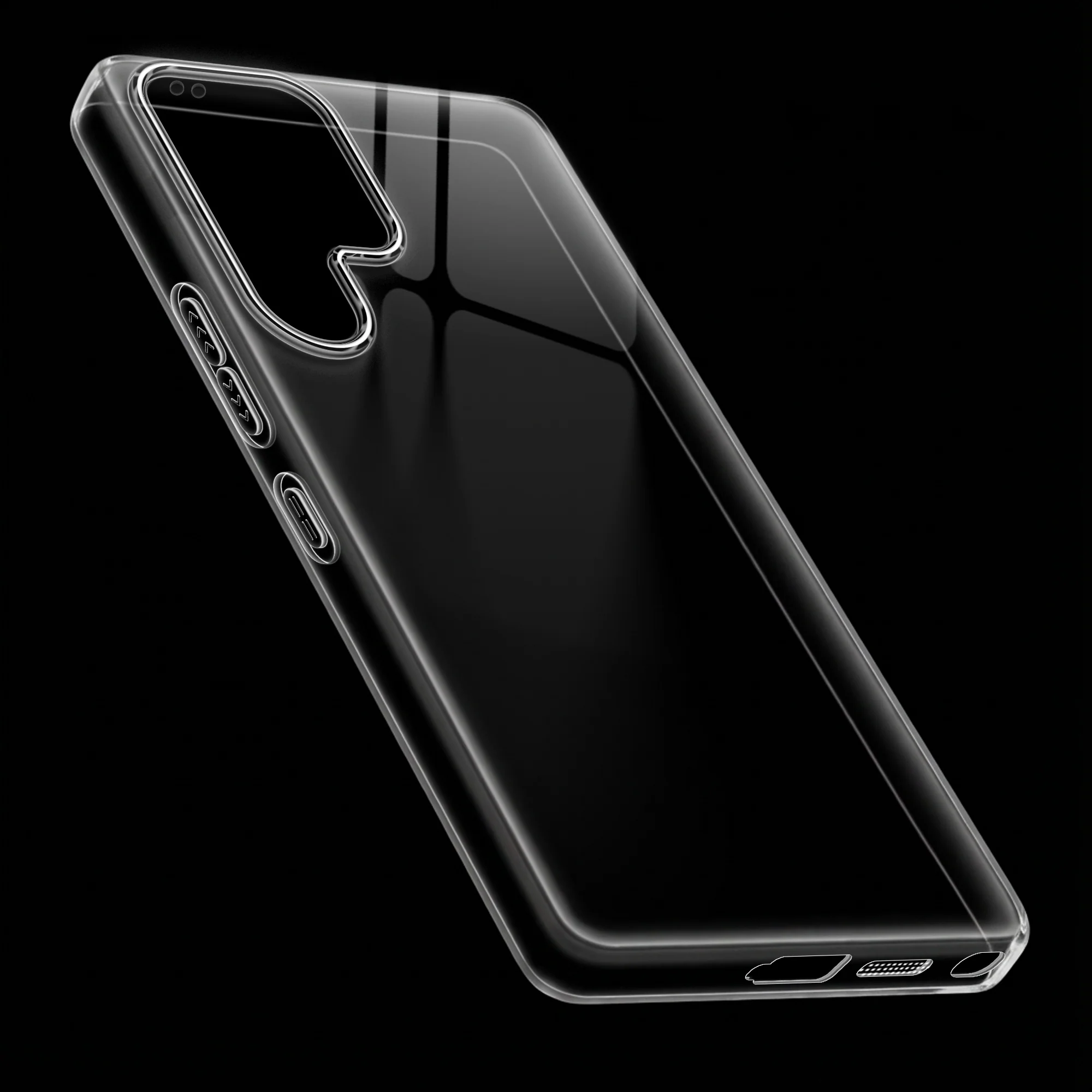 Crystal Clear Anti-Yellow Transparent Back Cover Case With Camera Ring Protection for Samsung S25 Ultra 5G - Image 11