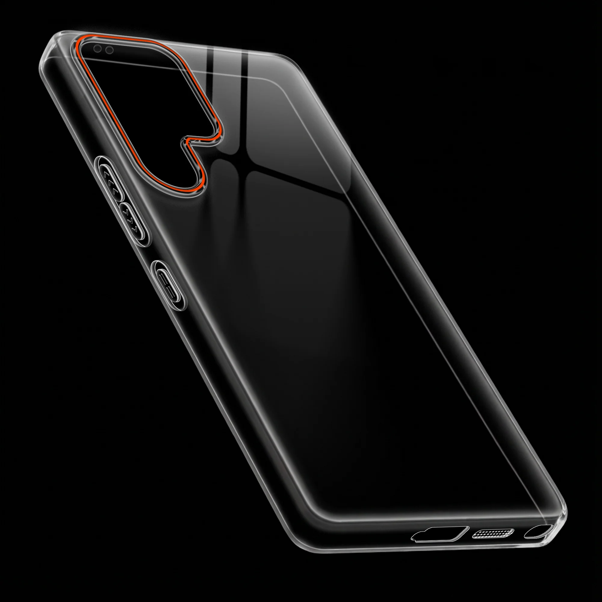 Crystal Clear Anti-Yellow Transparent Back Cover Case With Camera Ring Protection for Samsung S25 Ultra 5G - Image 17