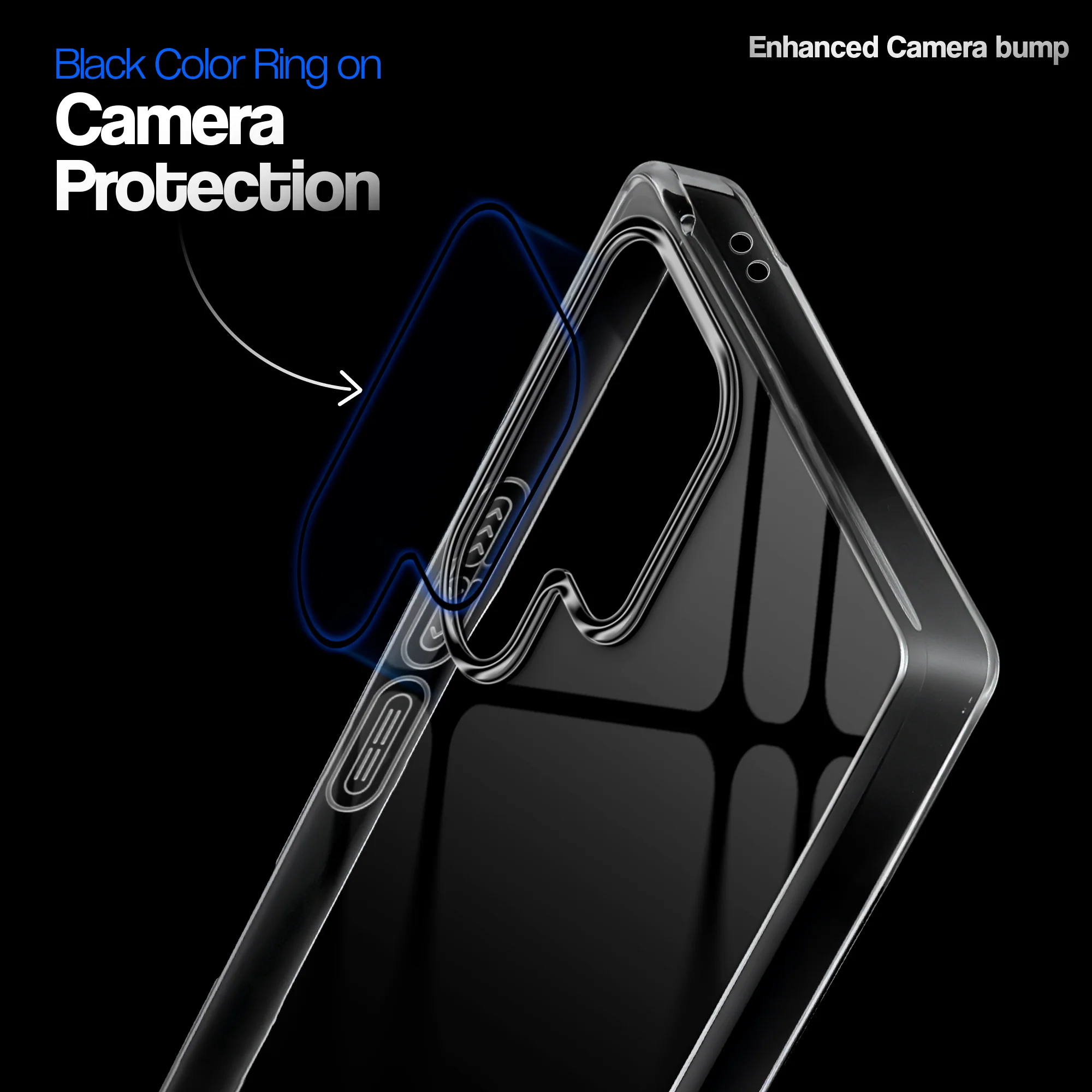 Crystal Clear Anti-Yellow Transparent Back Cover Case With Camera Ring Protection for Samsung S25 Ultra 5G - Image 3